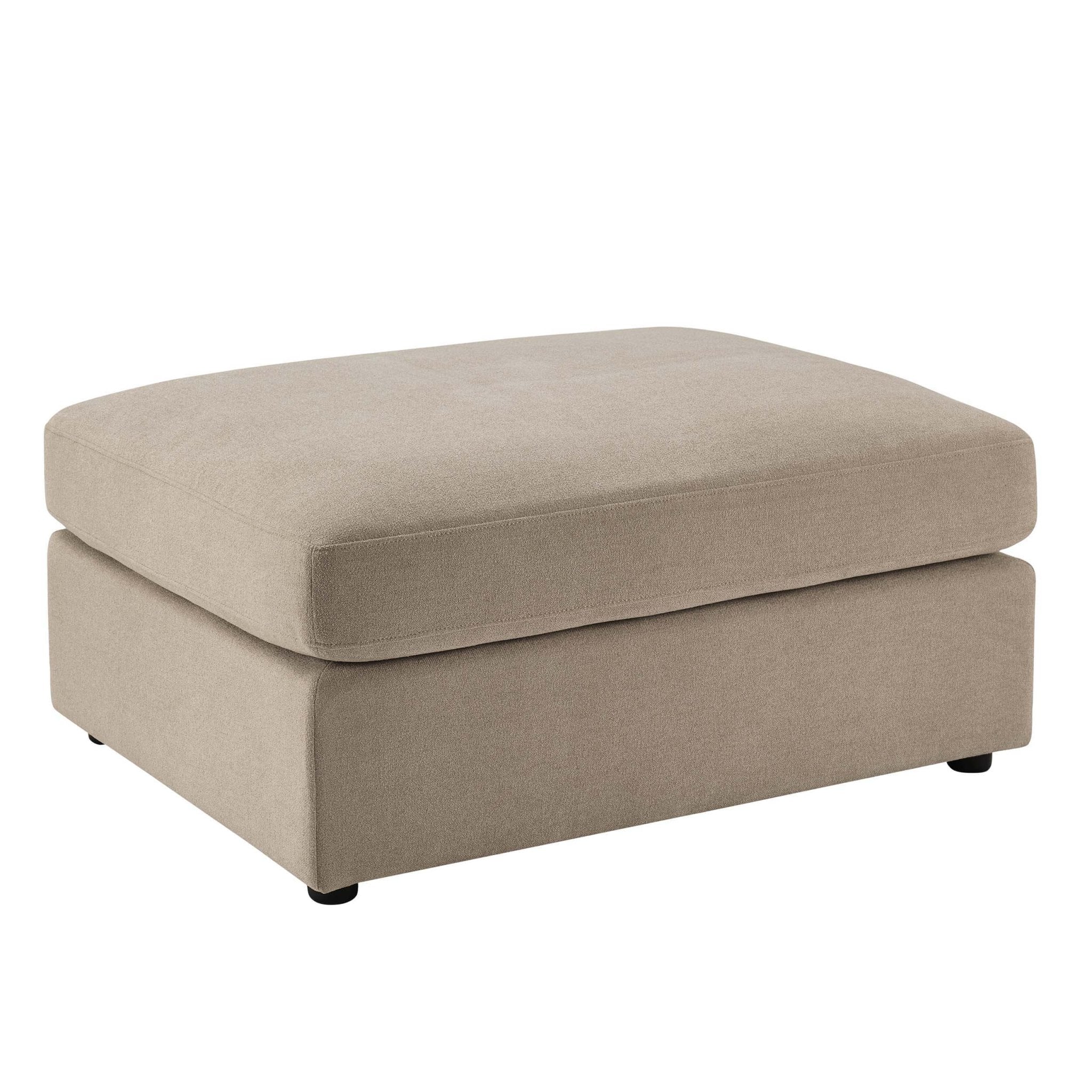 Miami Pouffe - Chenille Oatmeal - Image 3