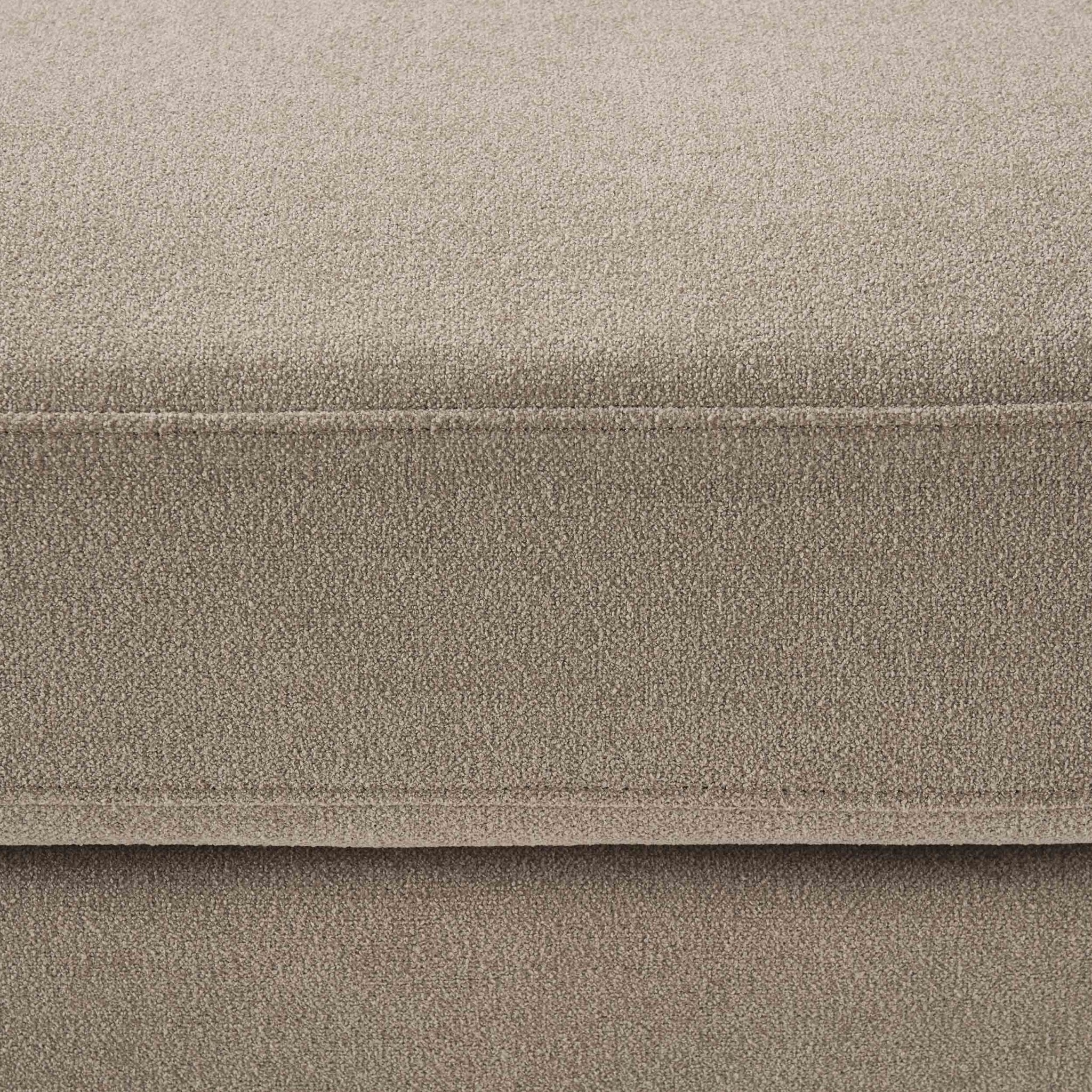 Miami Pouffe - Chenille Oatmeal - Image 5