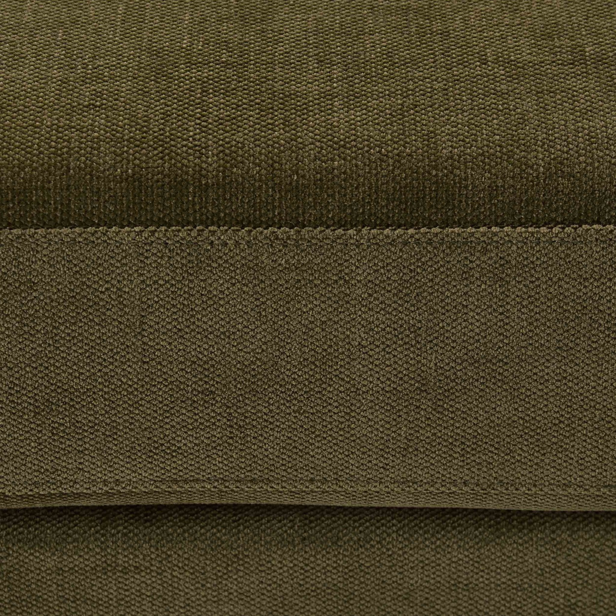 Miami Pouffe - Chenille Olive - Image 5