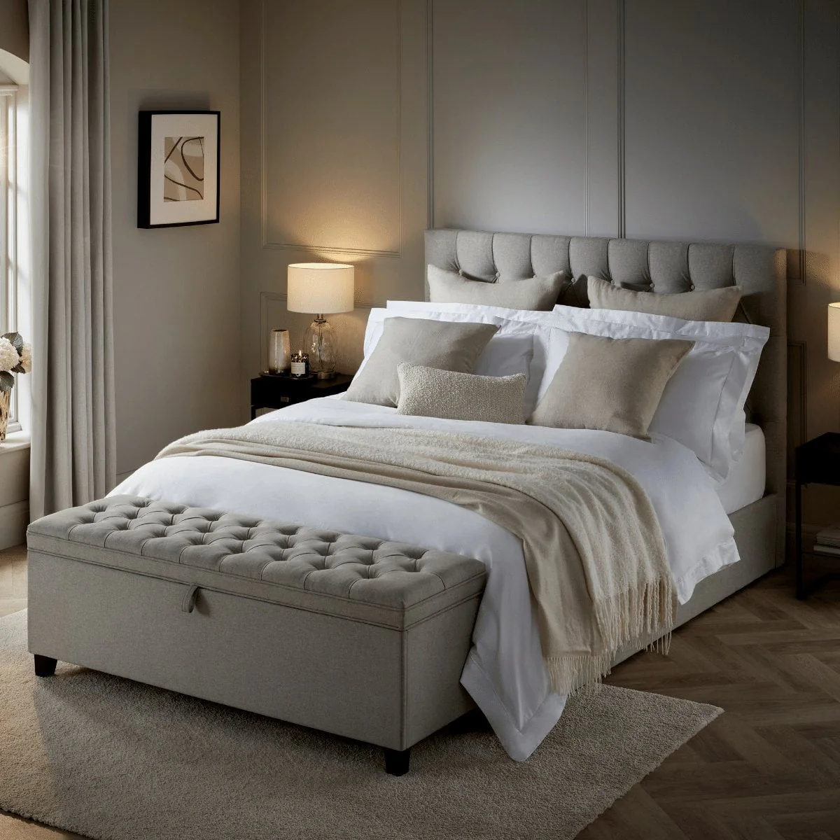 Middleton Ottoman Storage Bed - Natural - Image 12
