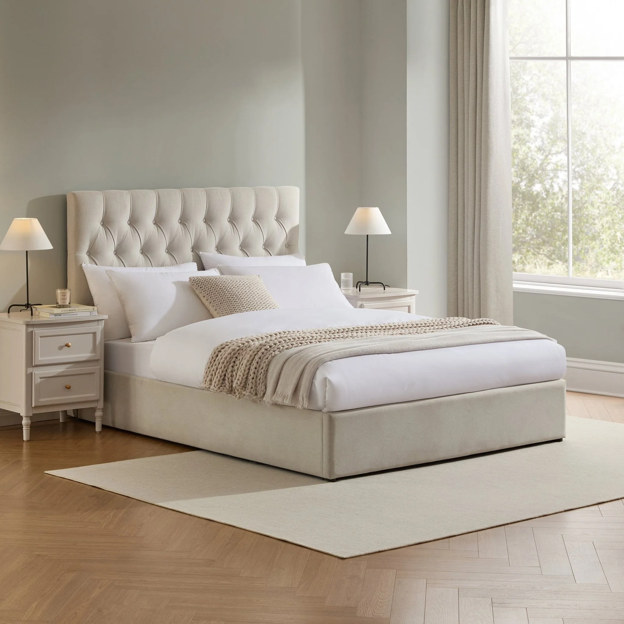 Middleton Ottoman Storage Bed - Natural - Image 7