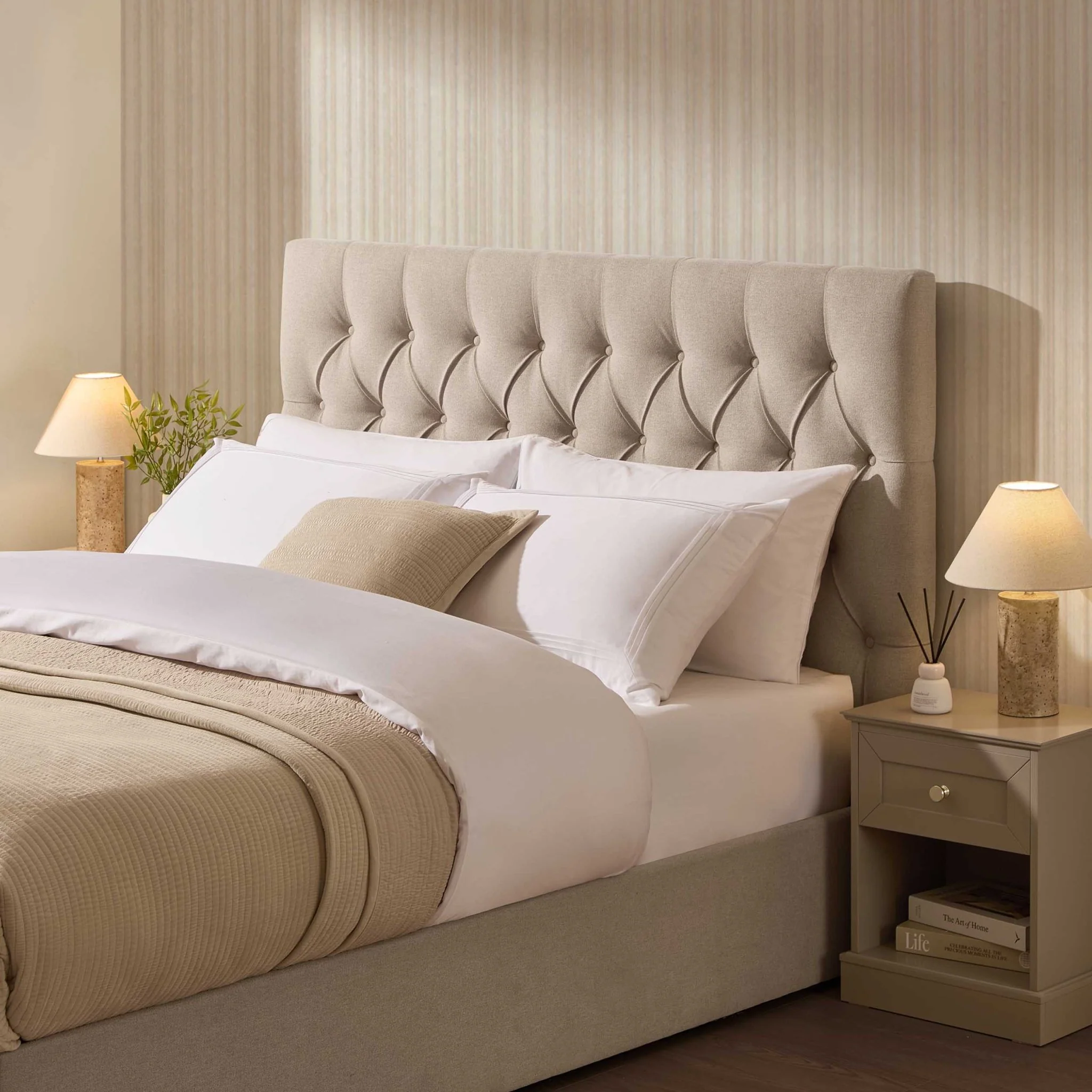 Middleton Ottoman Storage Bed - Oatmeal - Image 5