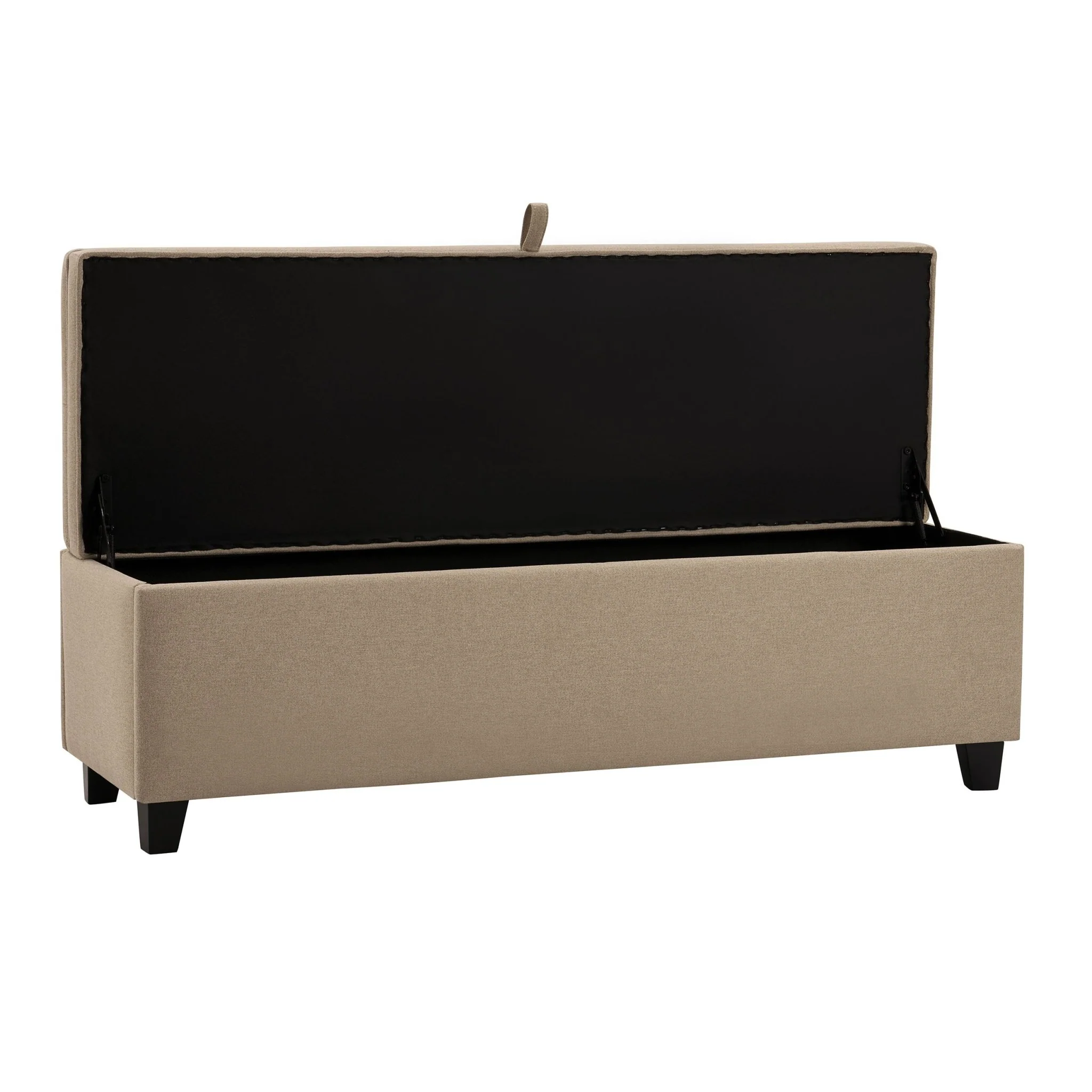 Middleton Button Back Storage Ottoman - Oatmeal - Image 2