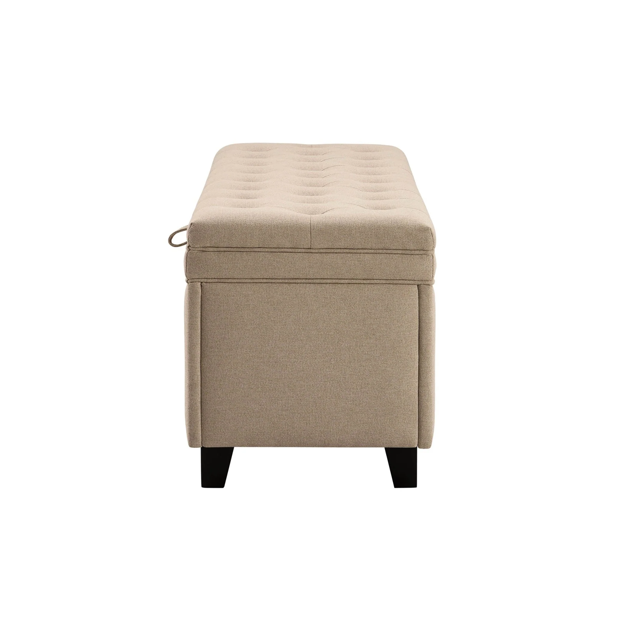 Middleton Button Back Storage Ottoman - Oatmeal - Image 5