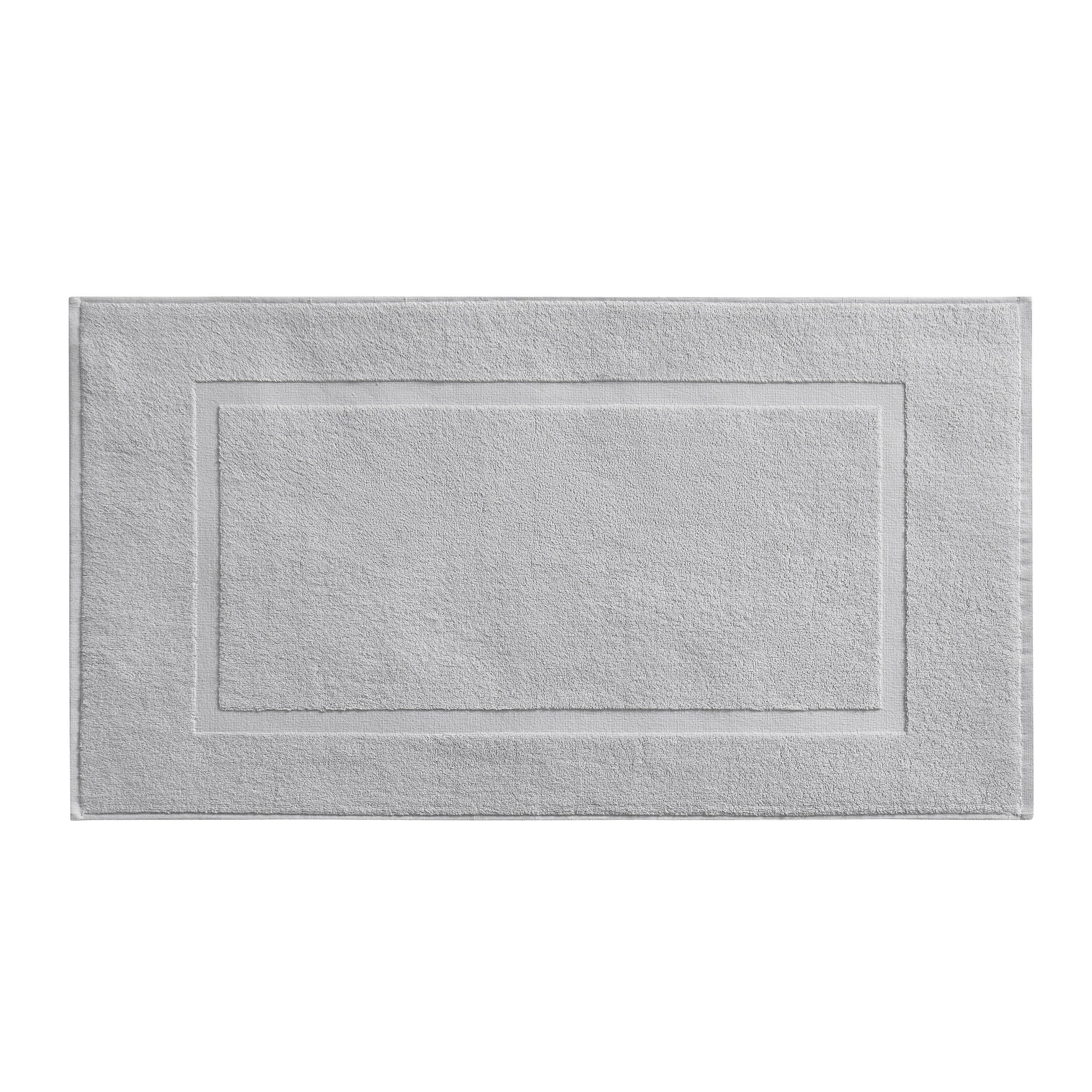 Milos Plain Picture Frame Bath Mat - Dove Grey - Image 4