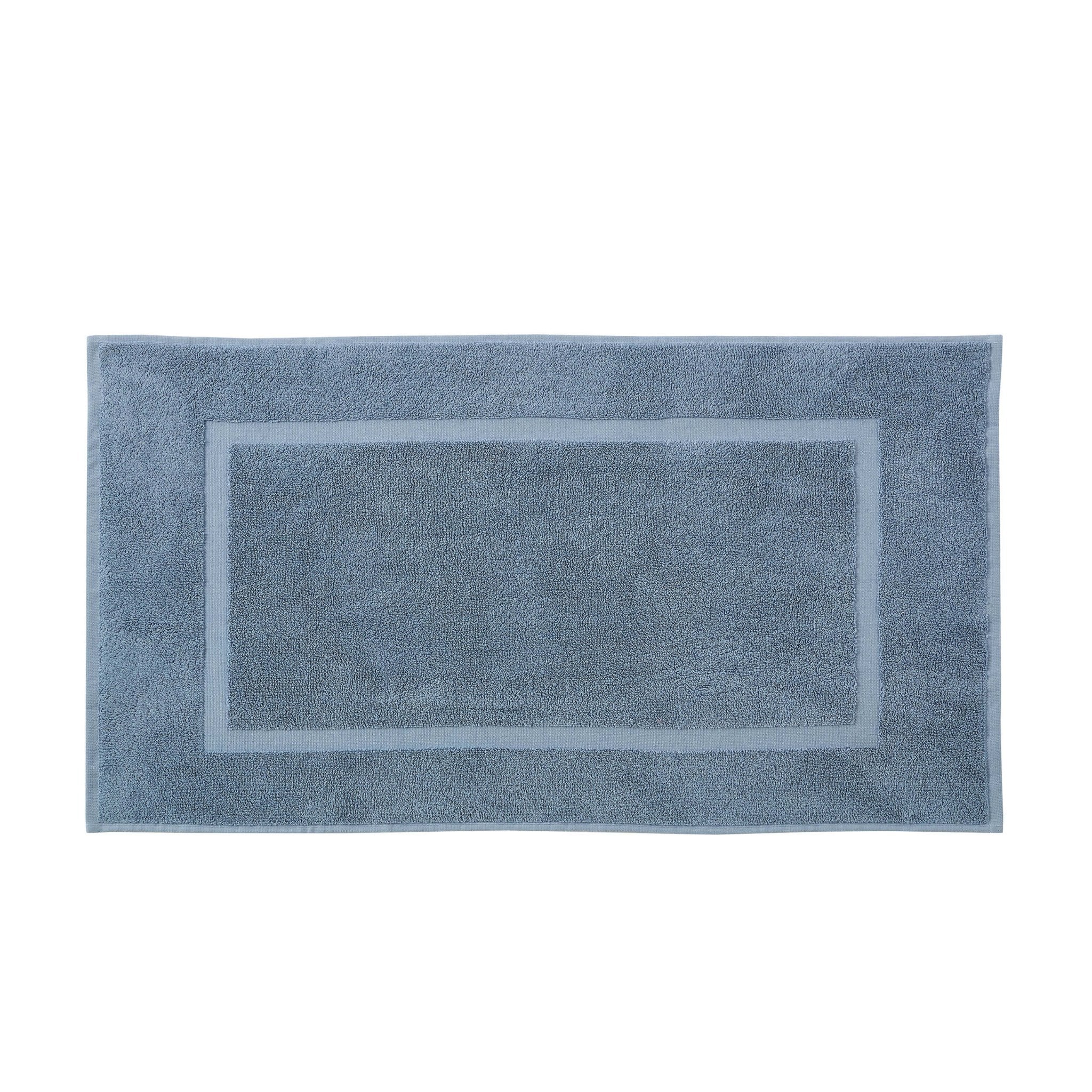 Milos Plain Picture Frame Bath Mat - French Blue - Image 3