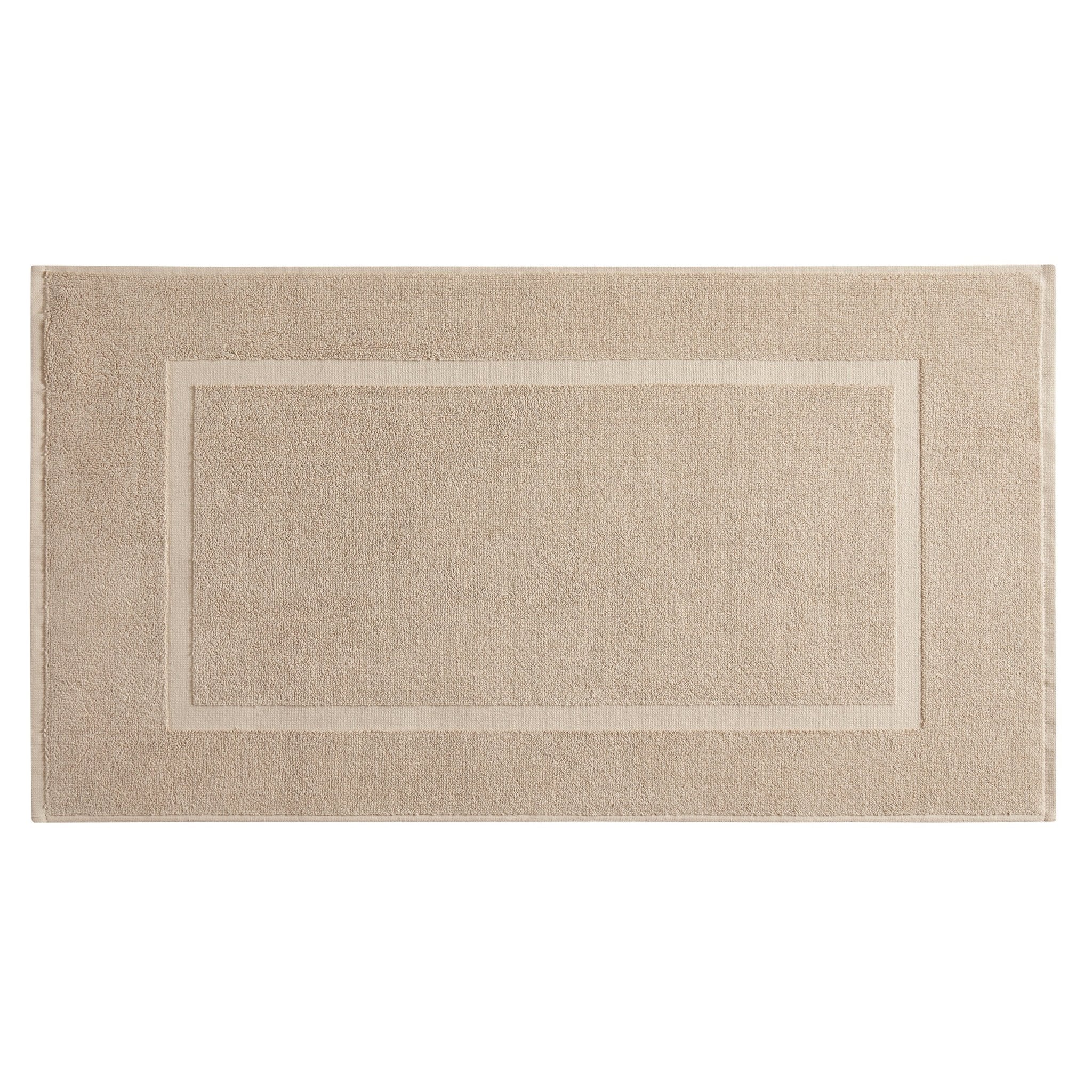 Milos Plain Picture Frame Bath Mat - Natural - Image 4