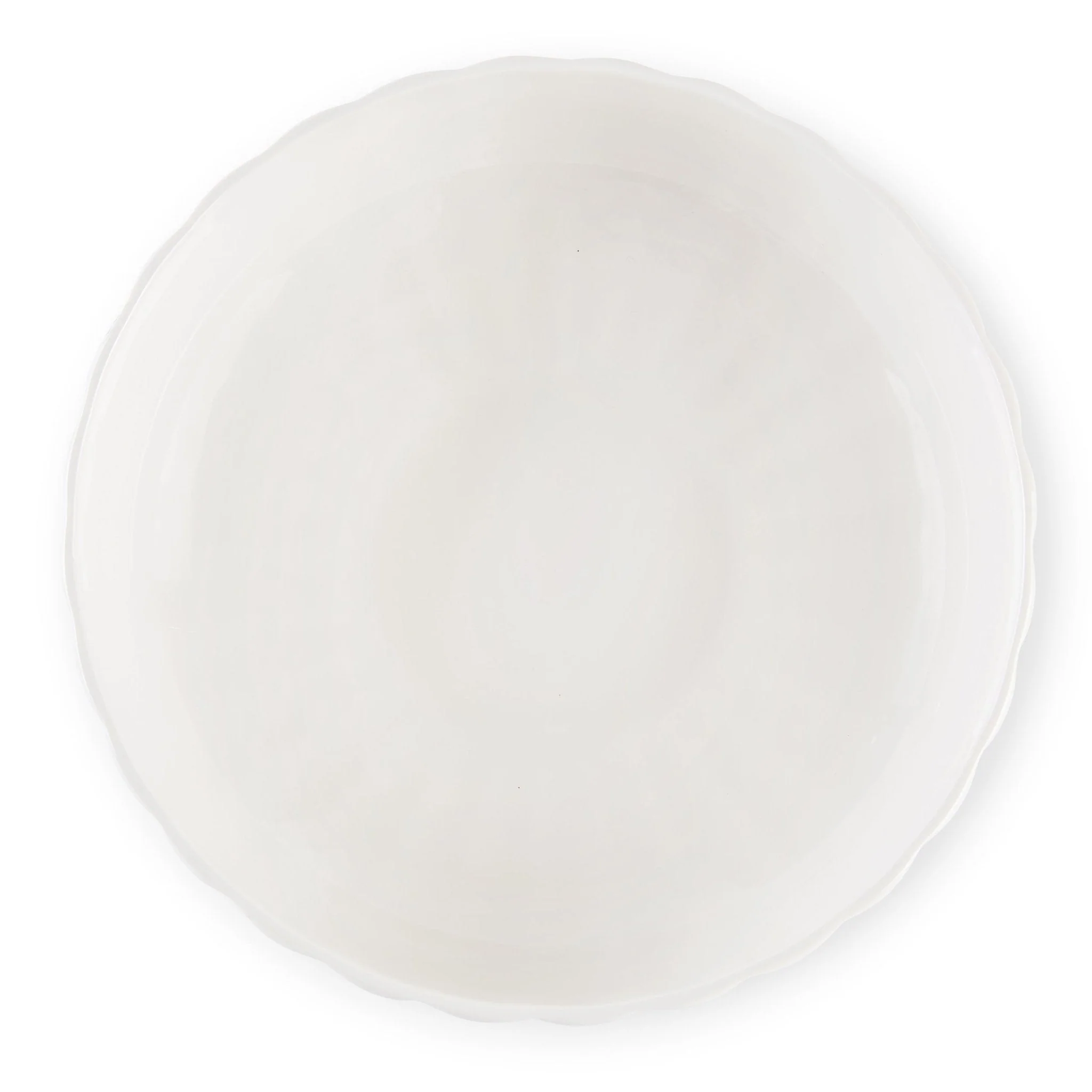 Mira Scalloped Serving Bowl - Off White - Image 5