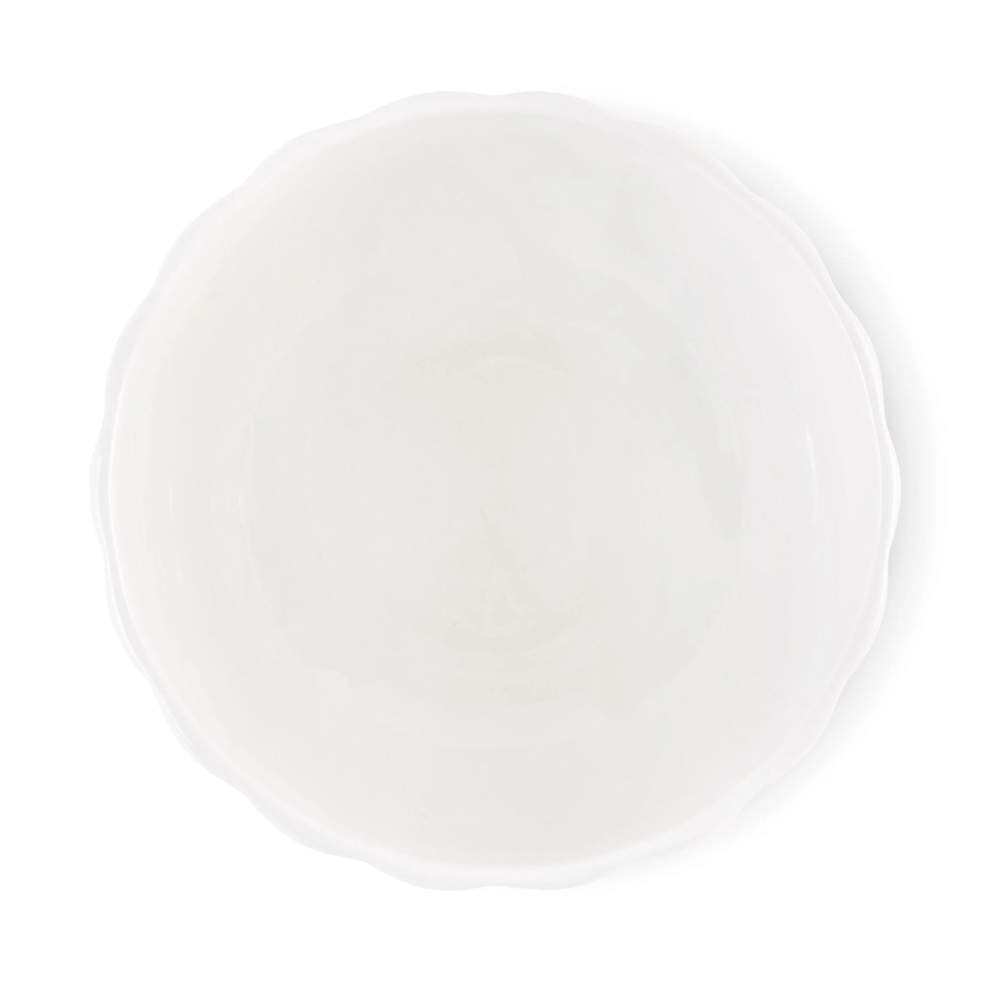 Mira Scalloped Set of 4 Cereal Bowls - Off White - Image 5