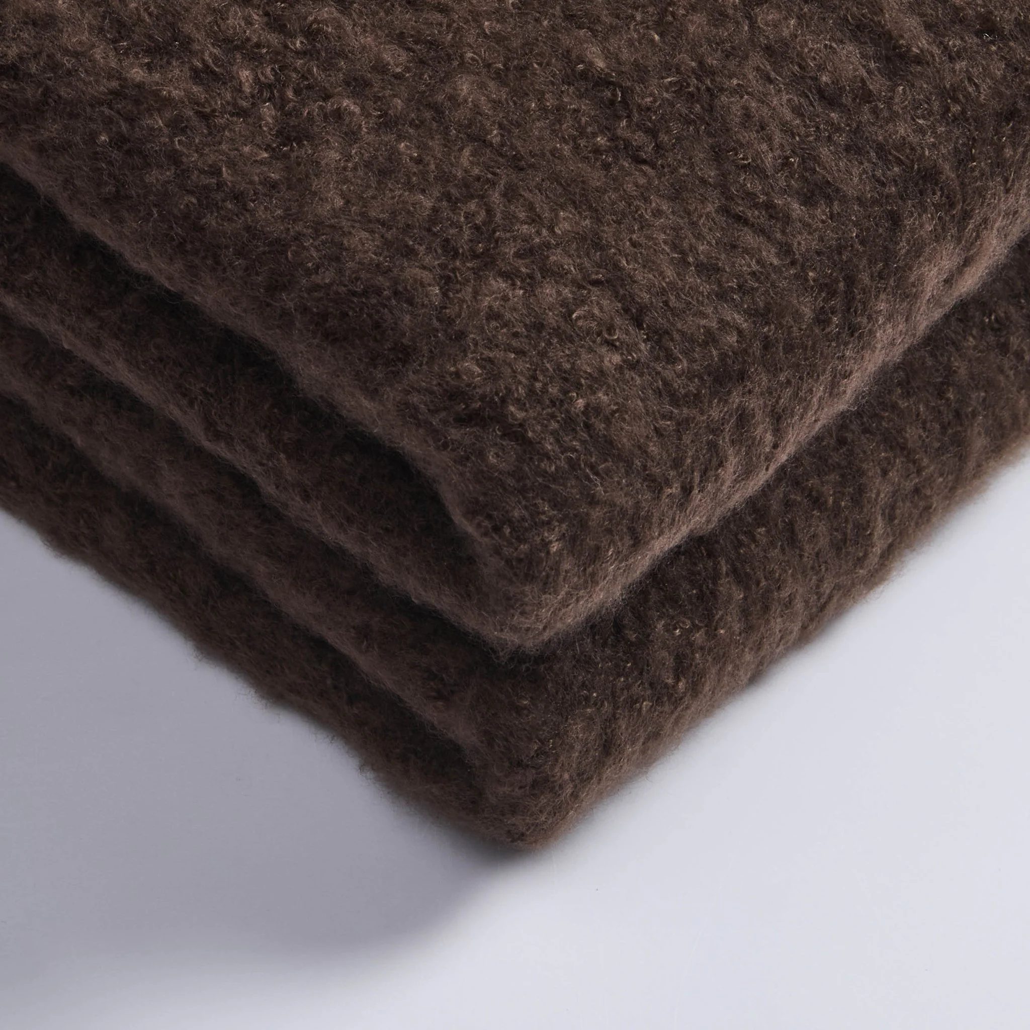 Mohair Style Sofa Throw - Chocolate - Image 4