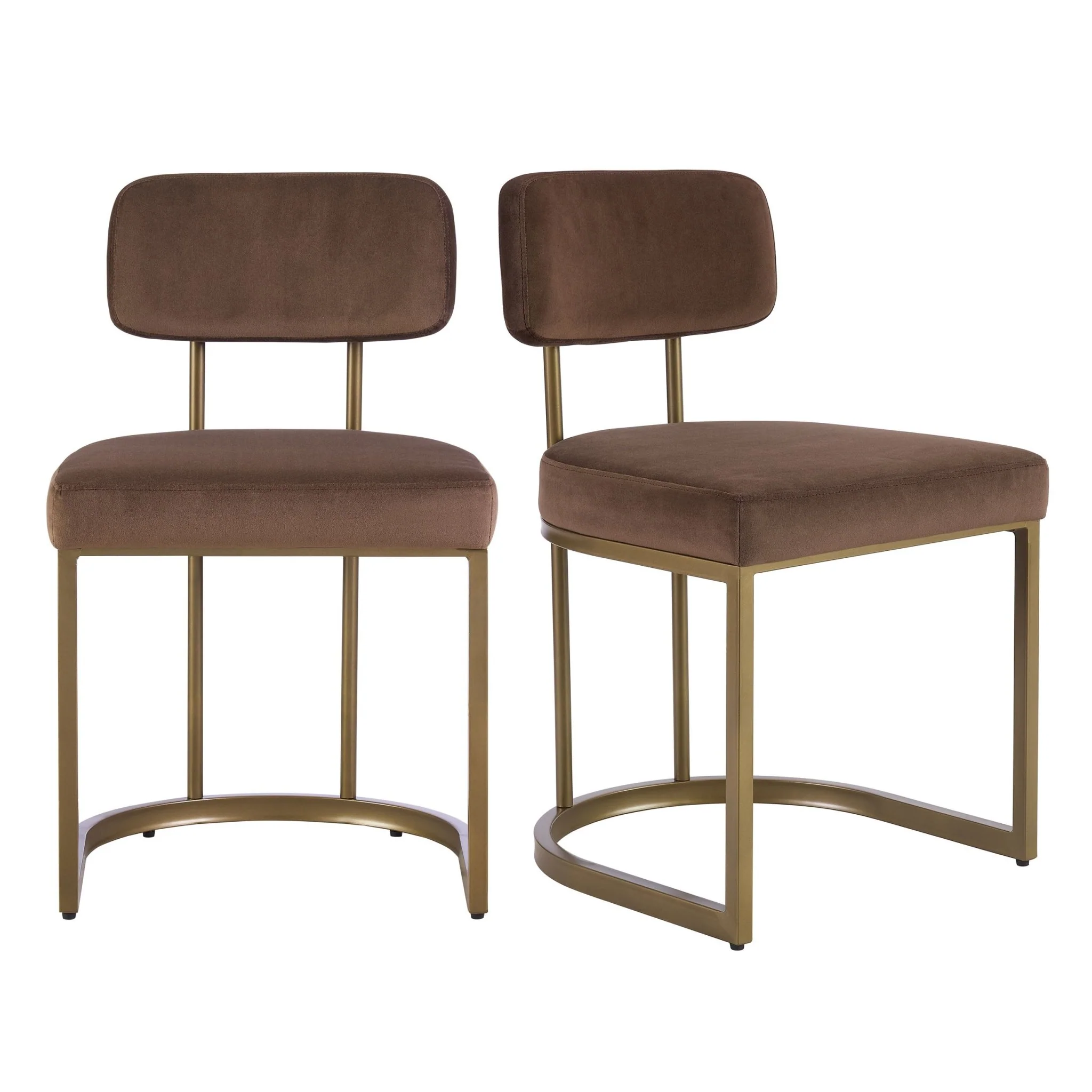 Mollie Set of 2 Dining Chairs - Cappuccino - Image 2