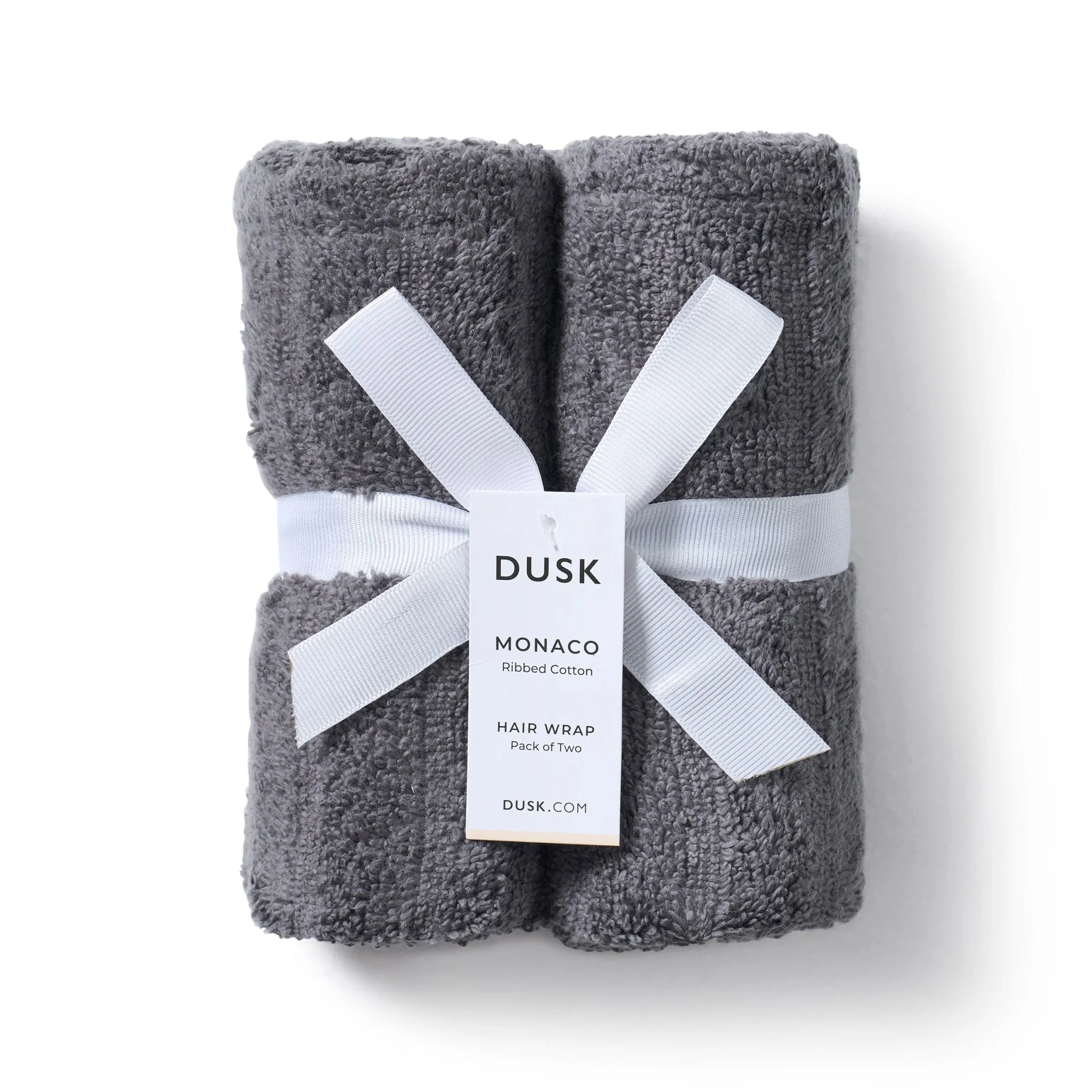 Monaco Hair Wrap (Pack of Two) - Charcoal - Image 5