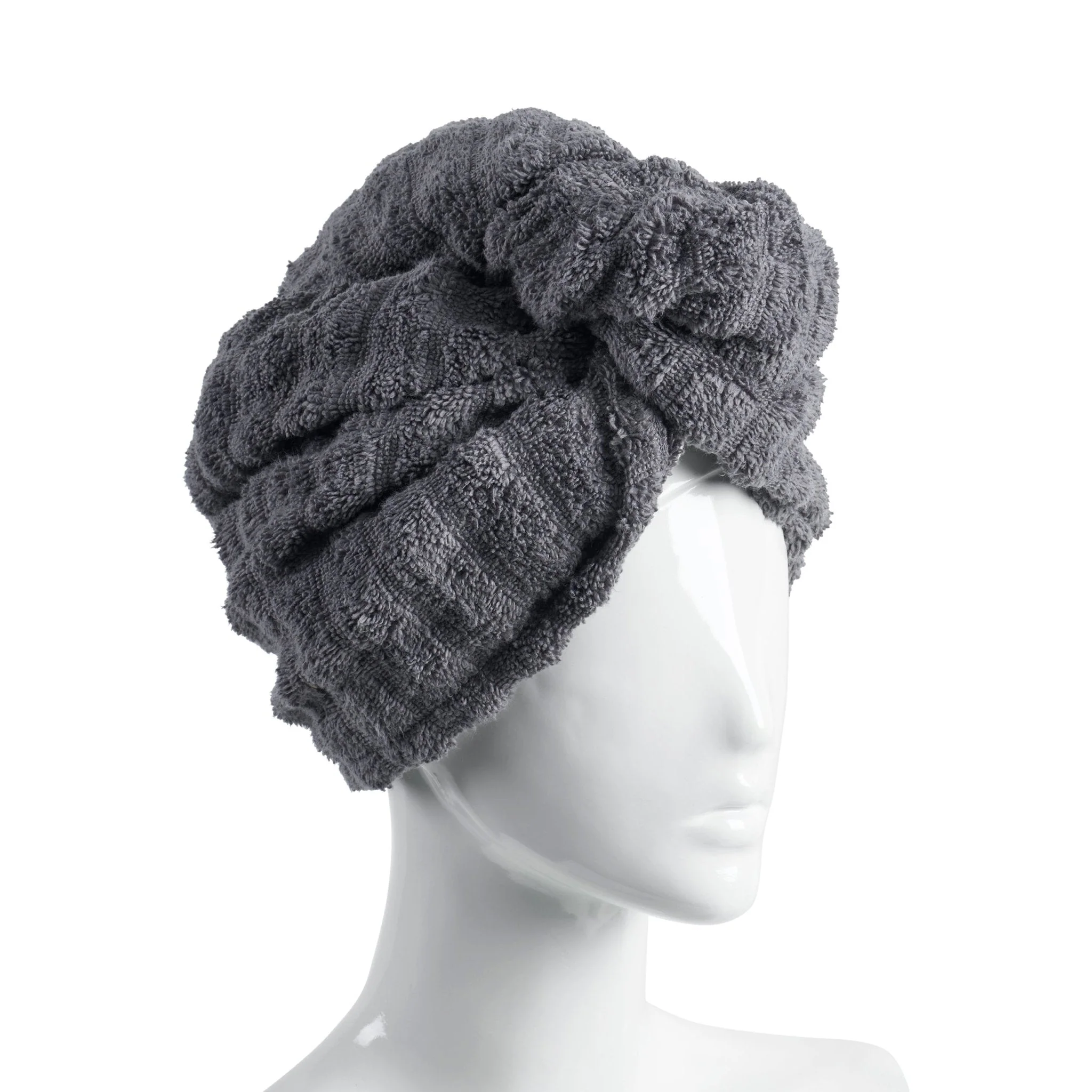 Monaco Hair Wrap (Pack of Two) - Charcoal - Image 6