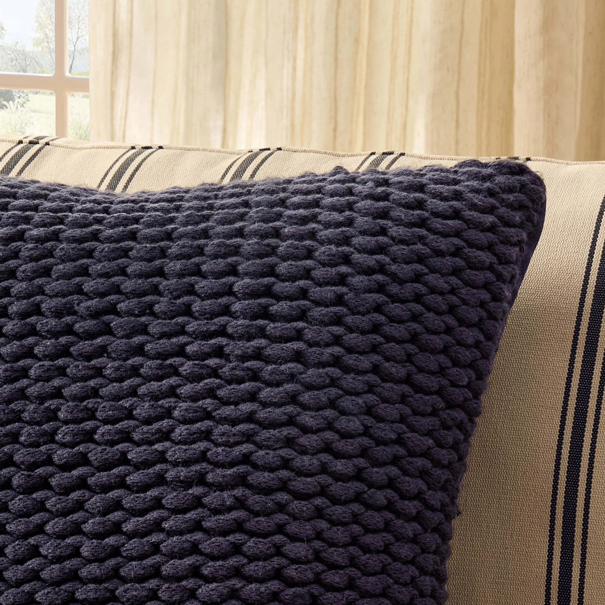 Montreal Sofa Cushion Cover - Midnight Navy - Image 2