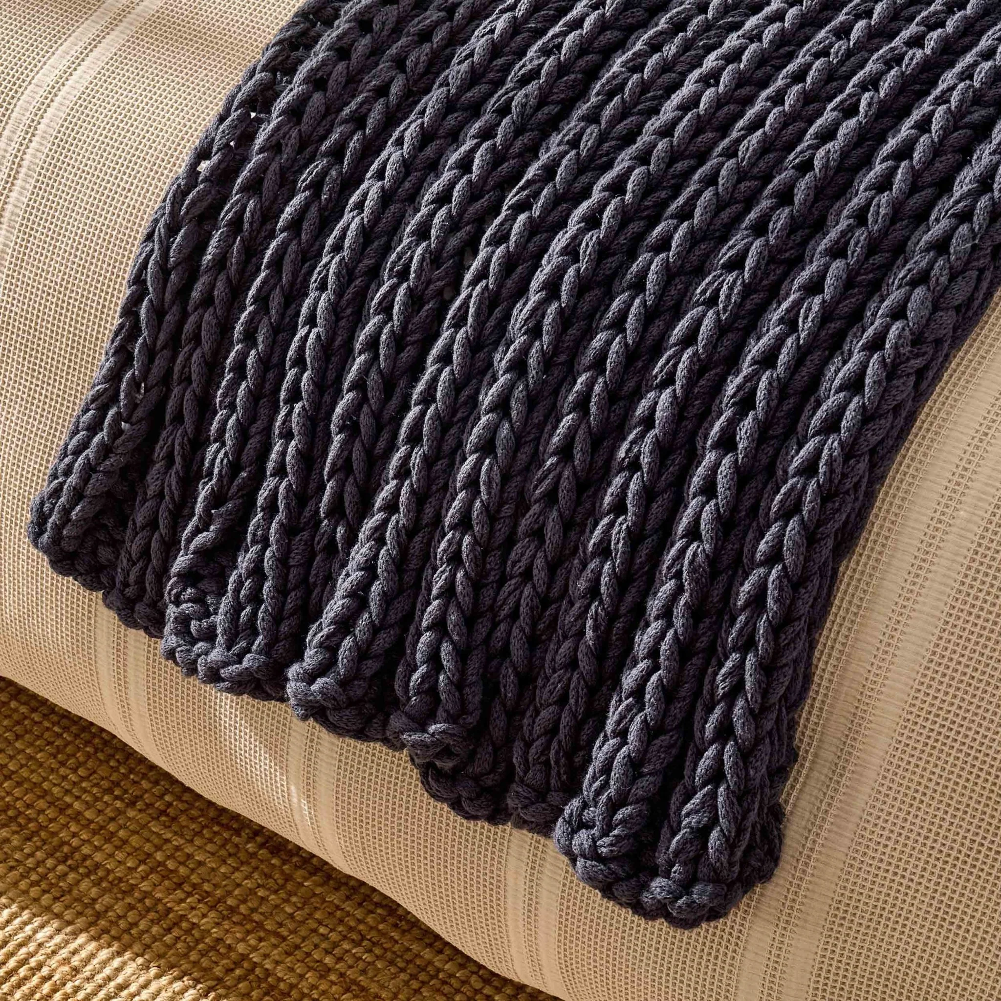 Montreal Throw - Midnight Navy - Image 2