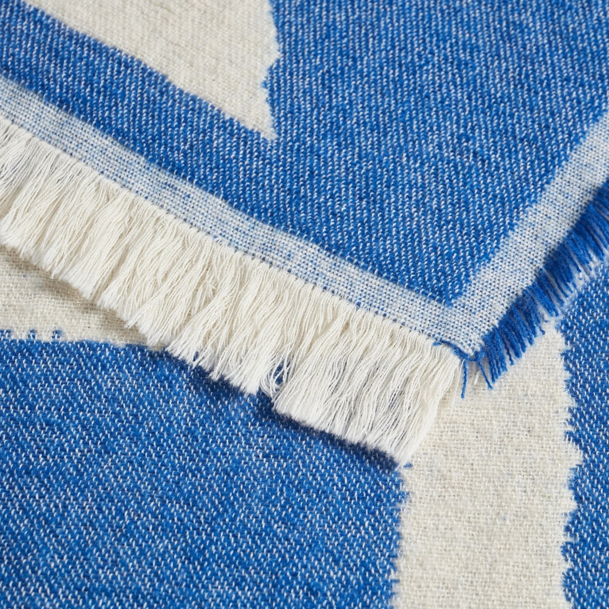 Motif Abstract Sofa Throw - Electric Blue - Image 6