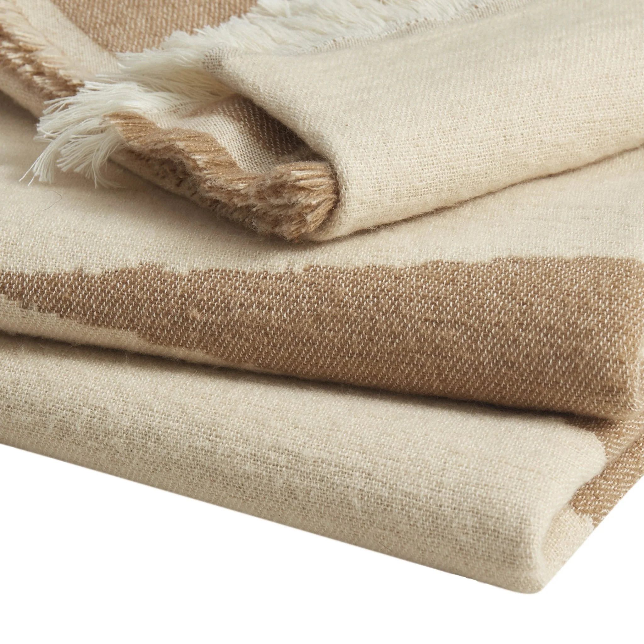 Motif Abstract Sofa Throw - Taupe - Image 4