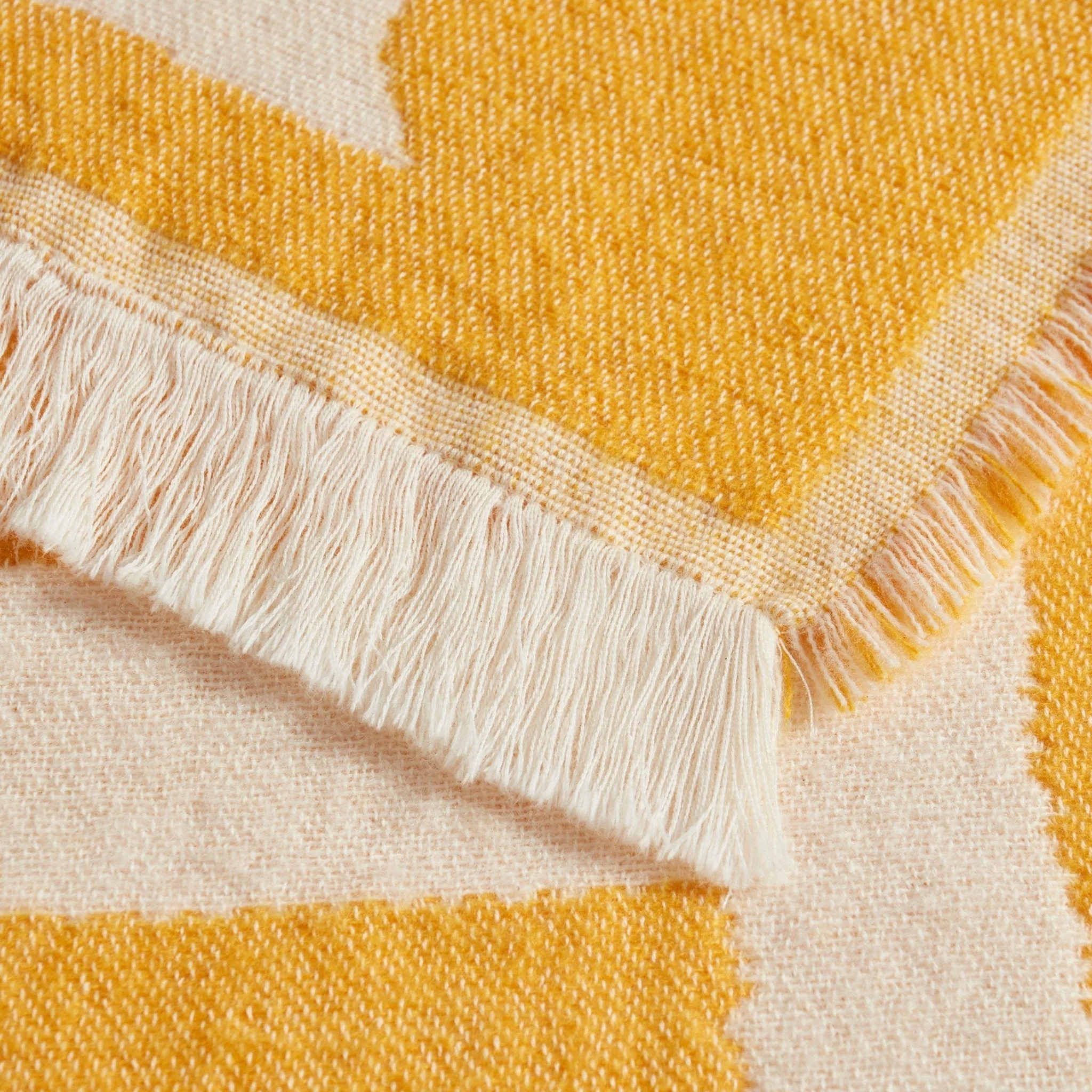Motif Abstract Sofa Throw - Yellow - Image 5