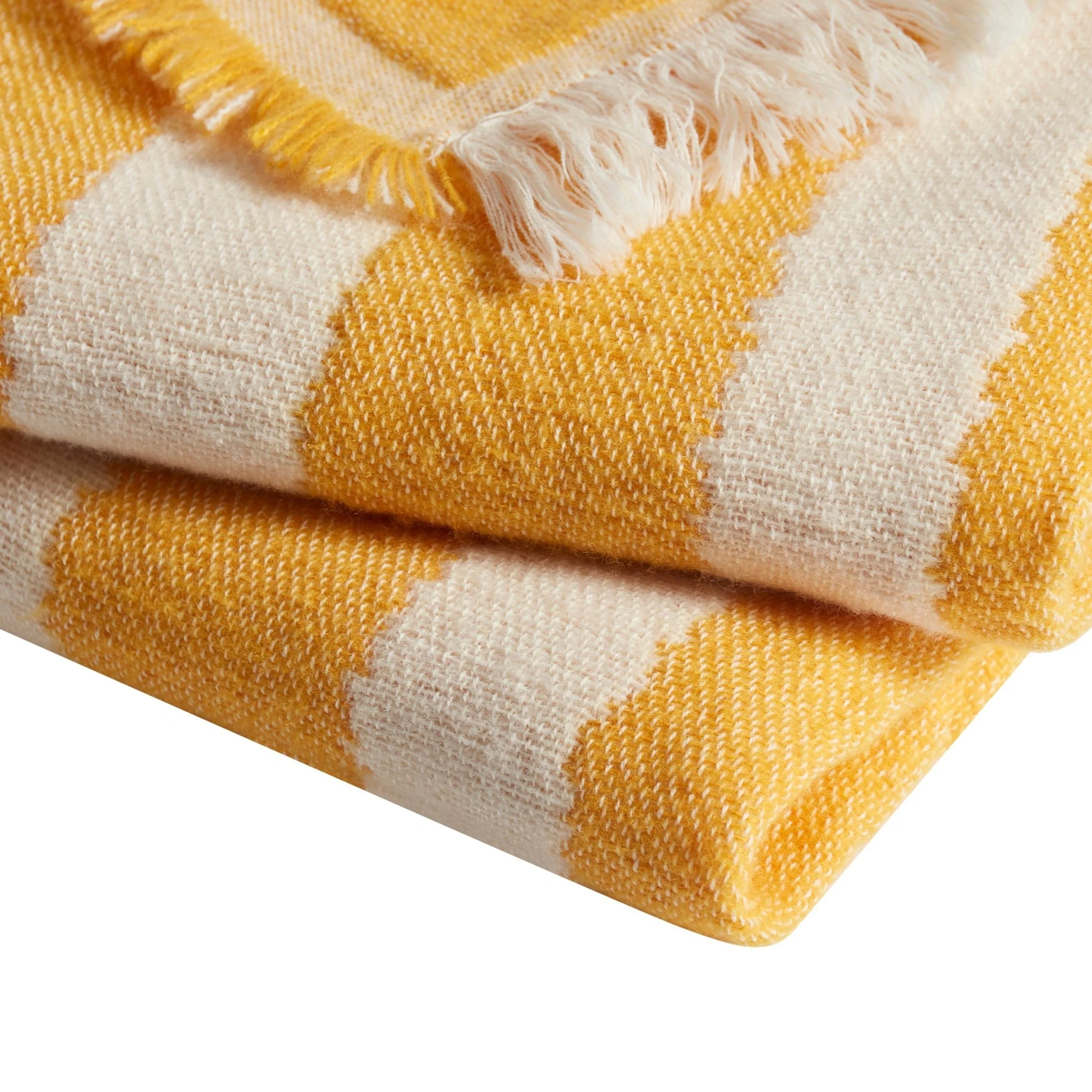 Motif Abstract Throw - Yellow - Image 5
