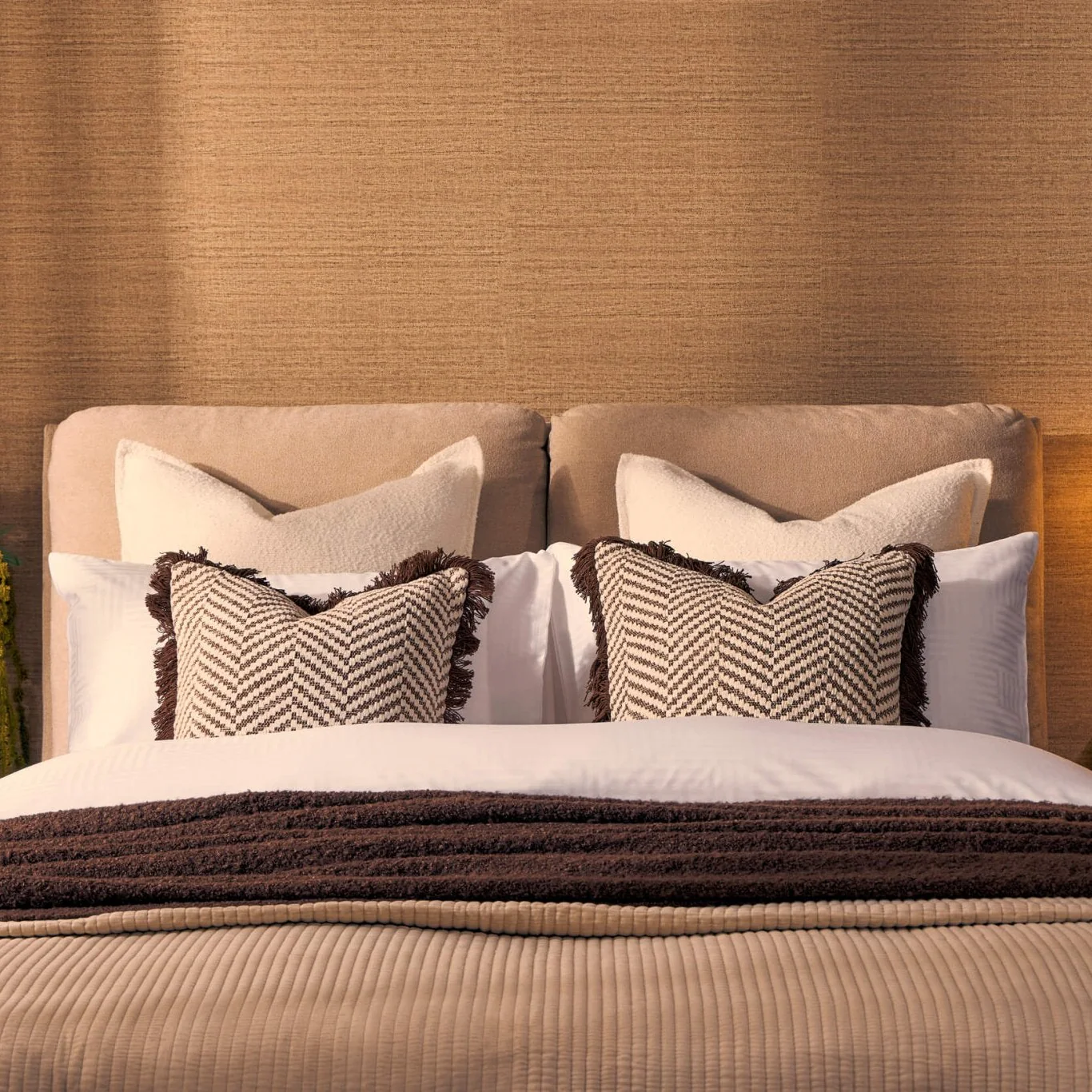 Murcia Ottoman Storage Bed - Chenille Oatmeal - Image 2