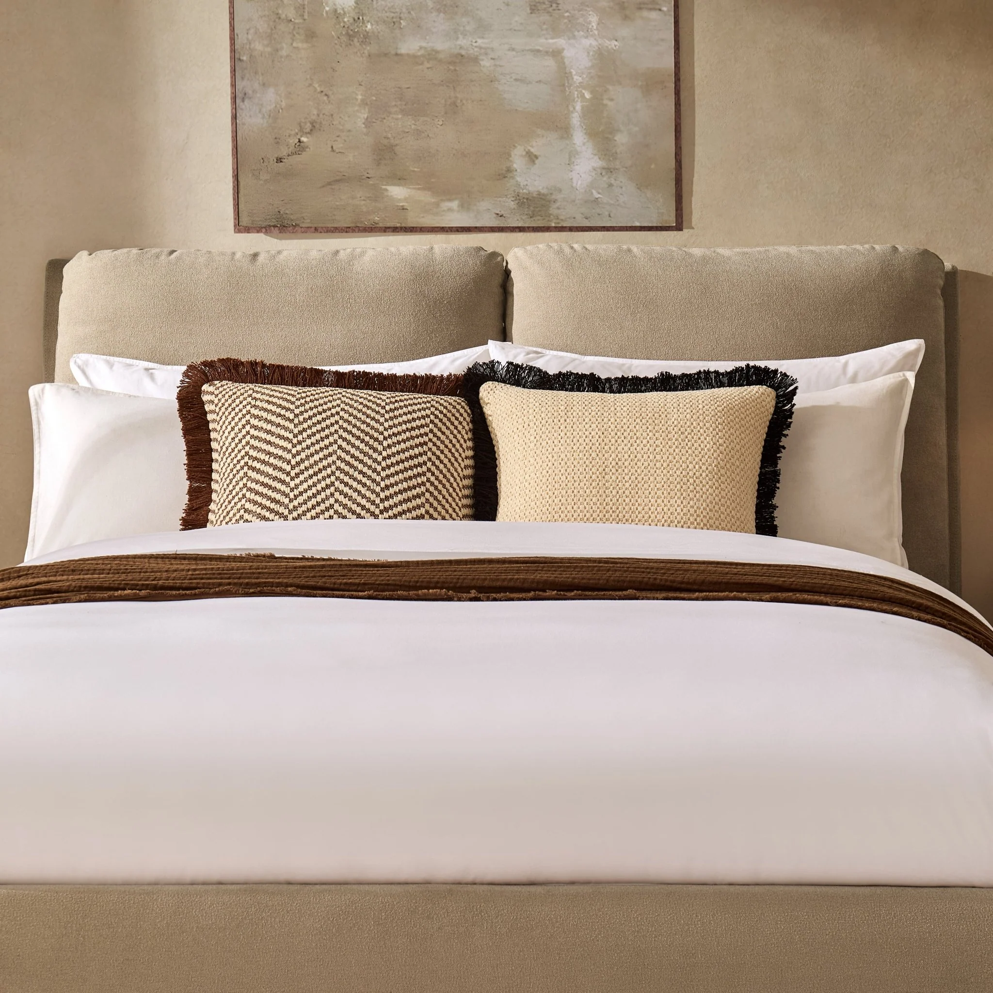 Murcia Ottoman Storage Bed - Chenille Oatmeal - Image 6