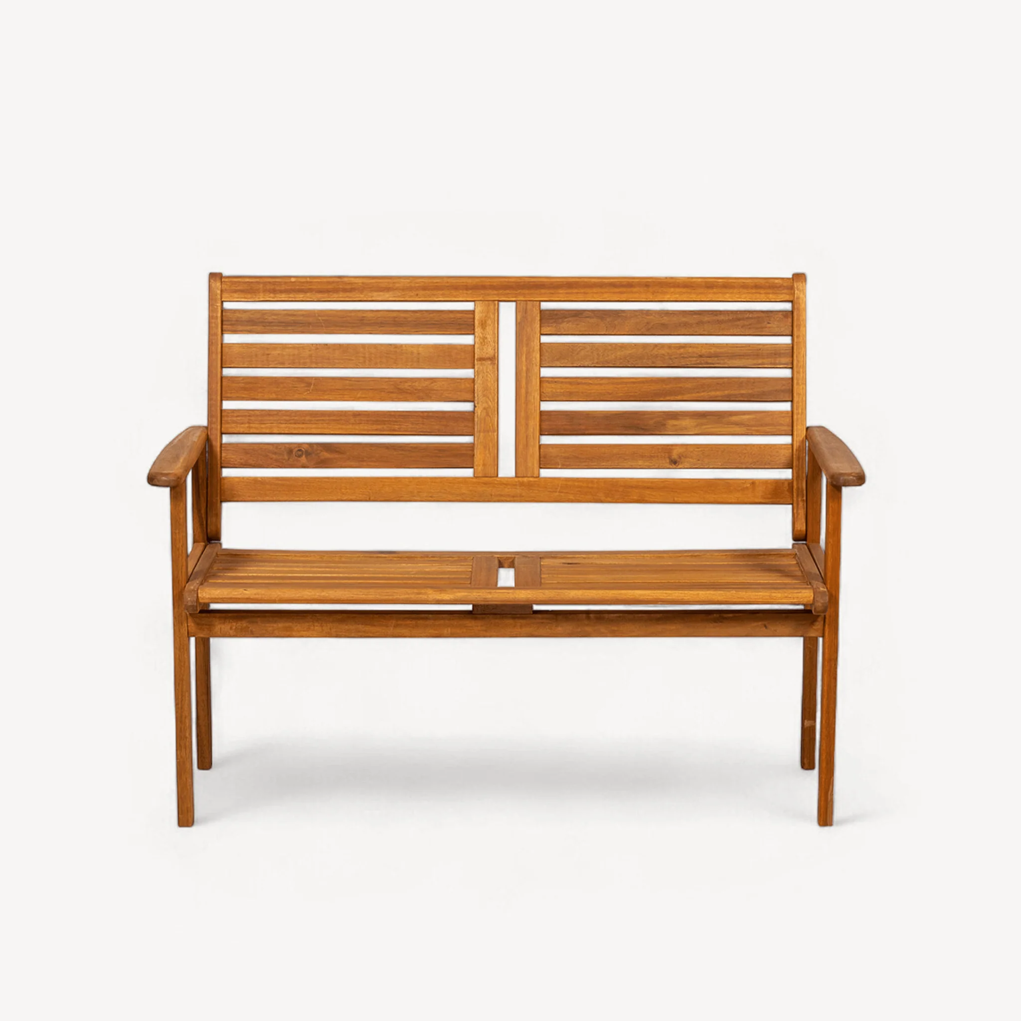 Napoli Outdoor 2 Seater Bench - Natural - Image 5