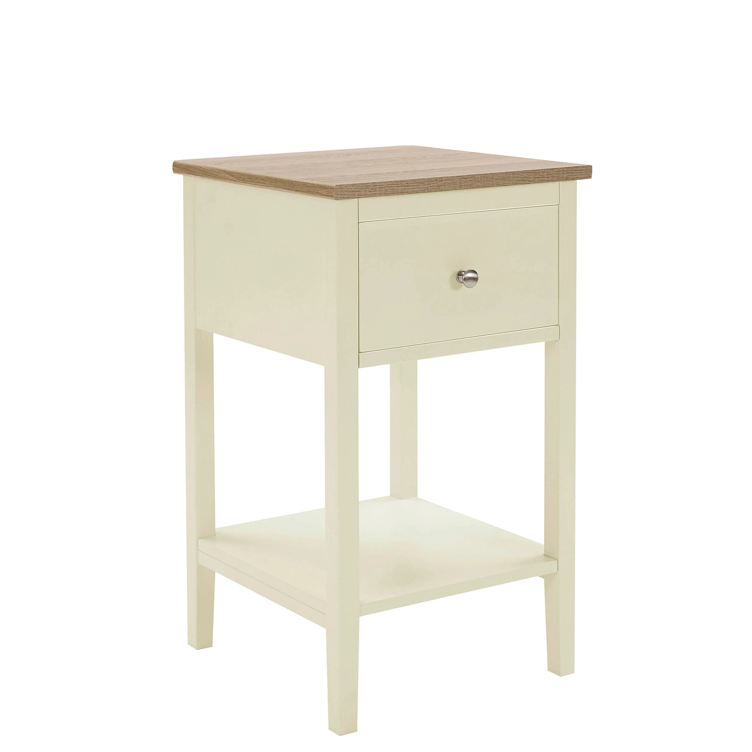 Nell 1 Drawer Nightstand - Cream - Image 4