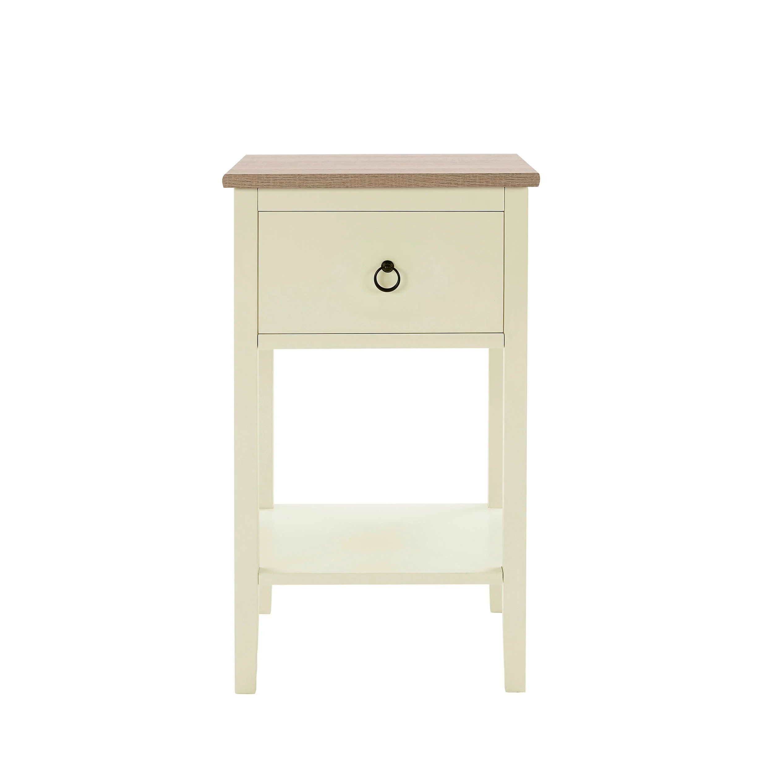Nell 1 Drawer Nightstand - Cream - Image 6
