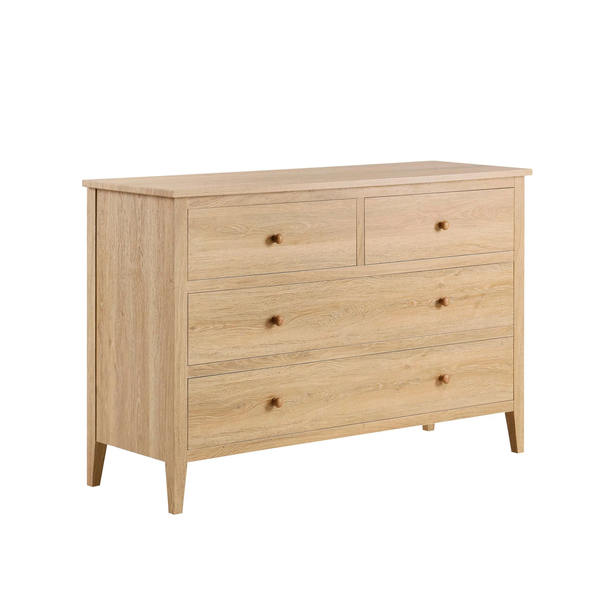 Nell 4 Drawer Chest - Light Wood - Image 2