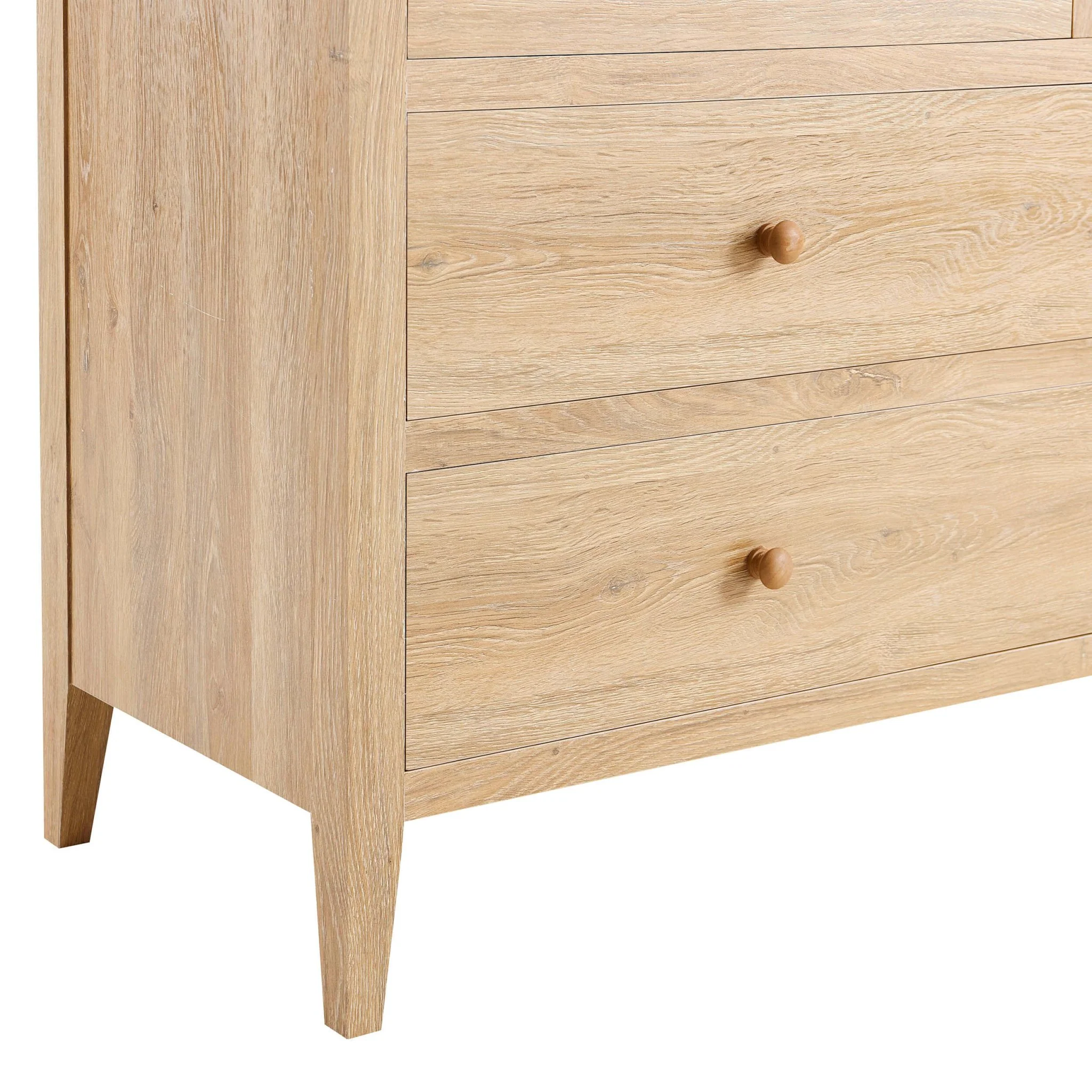 Nell 4 Drawer Chest - Light Wood - Image 5