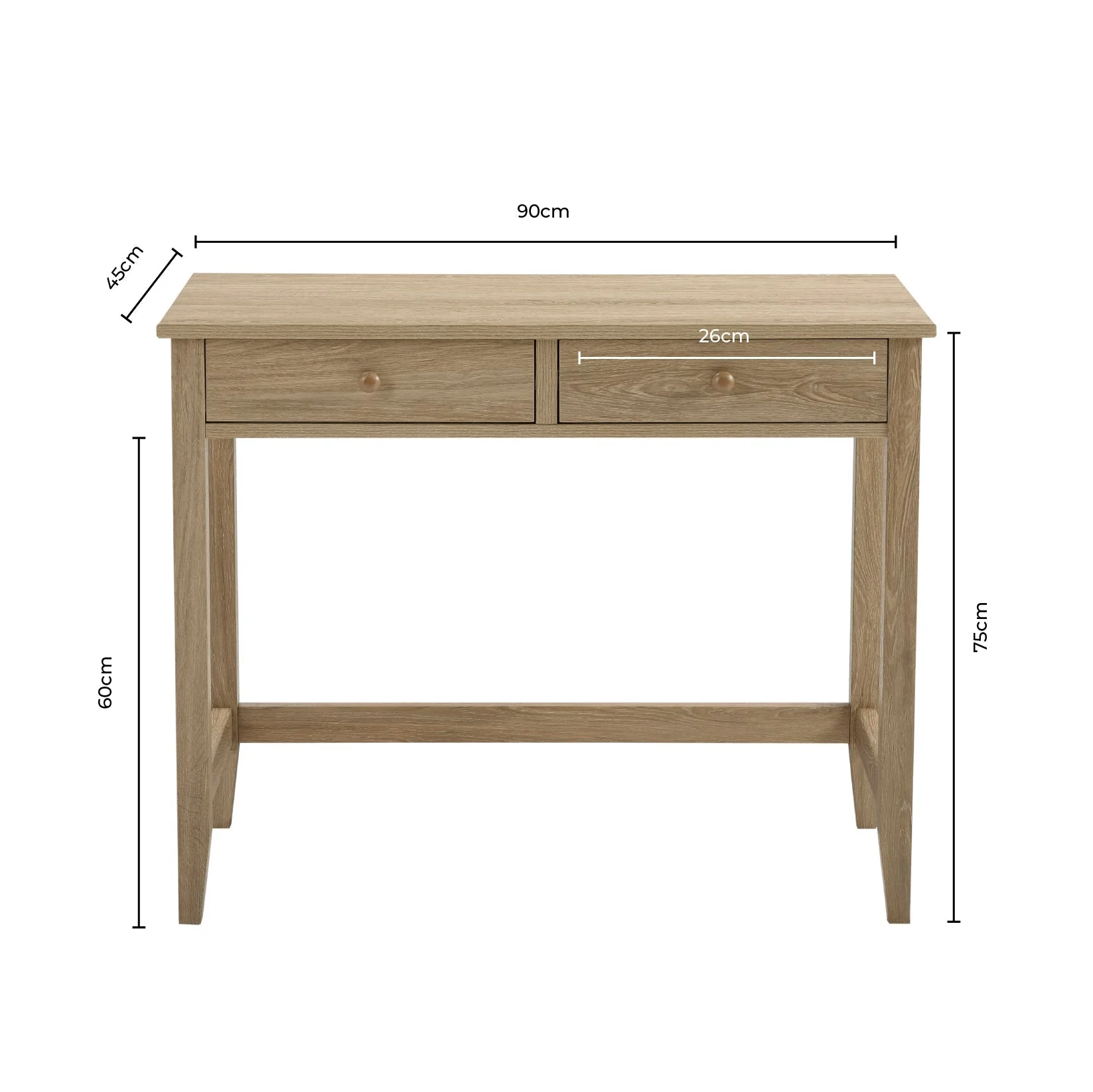Nell Dressing Table Console - Charcoal - Image 13