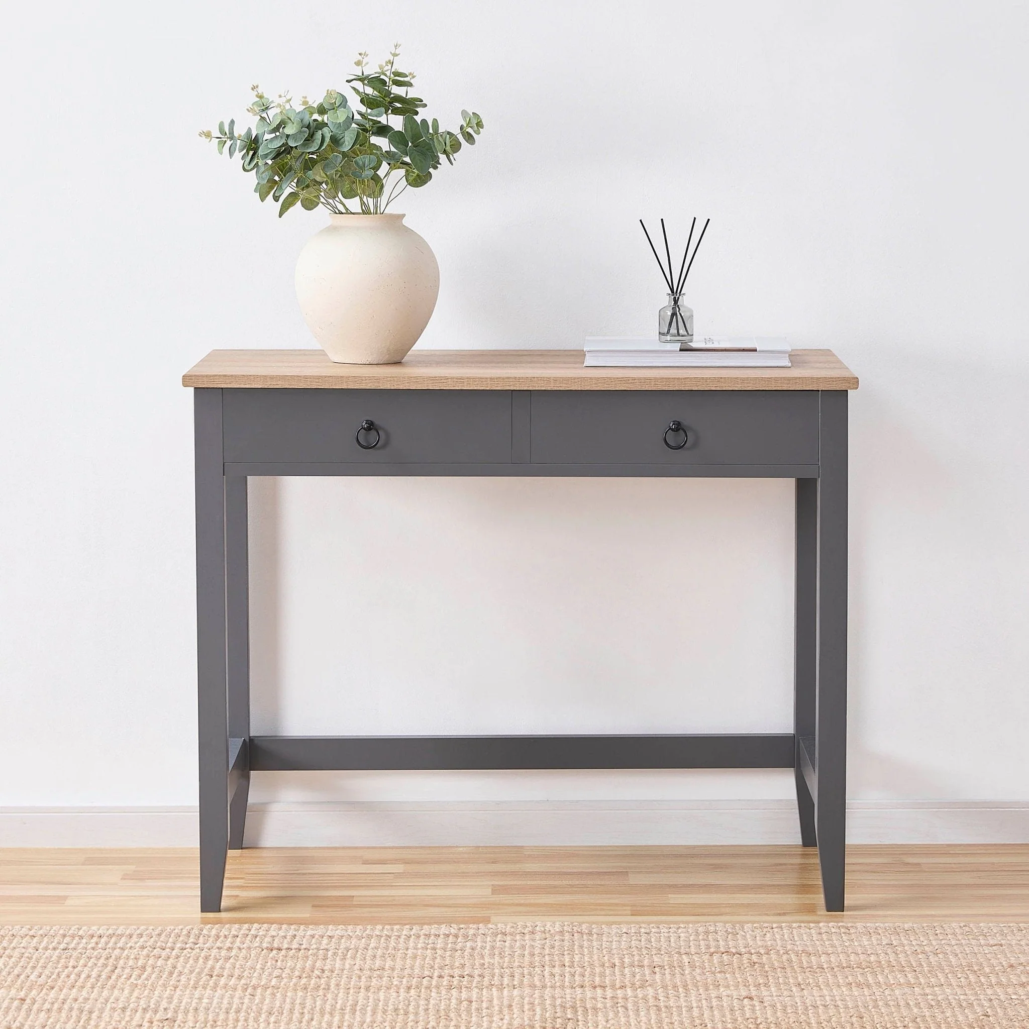 Nell Dressing Table Console - Charcoal - Image 4
