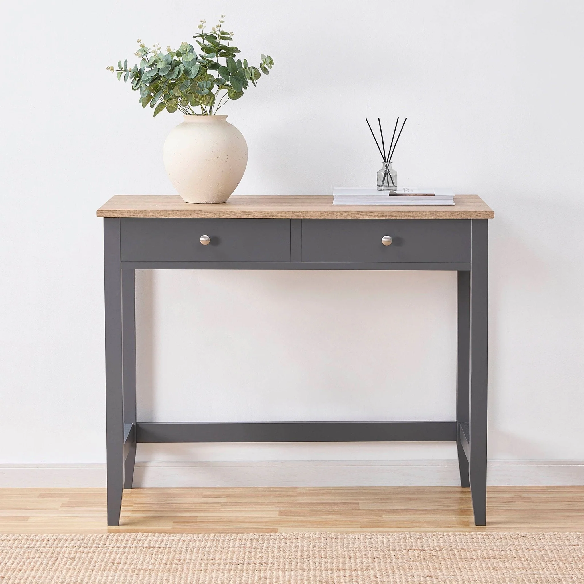 Nell Dressing Table Console - Charcoal - Image 6