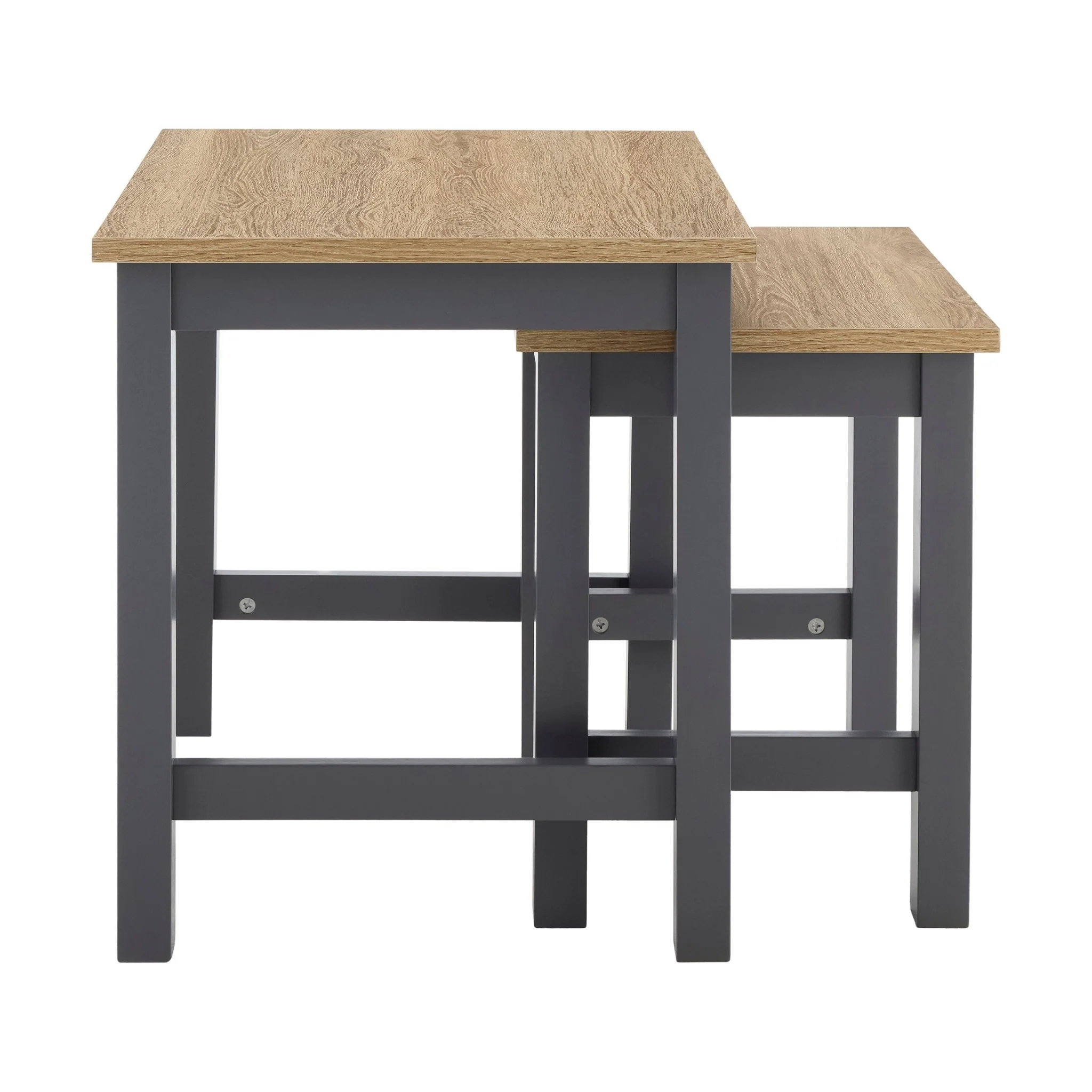 Nell Nesting Side Table - Charcoal - Image 2