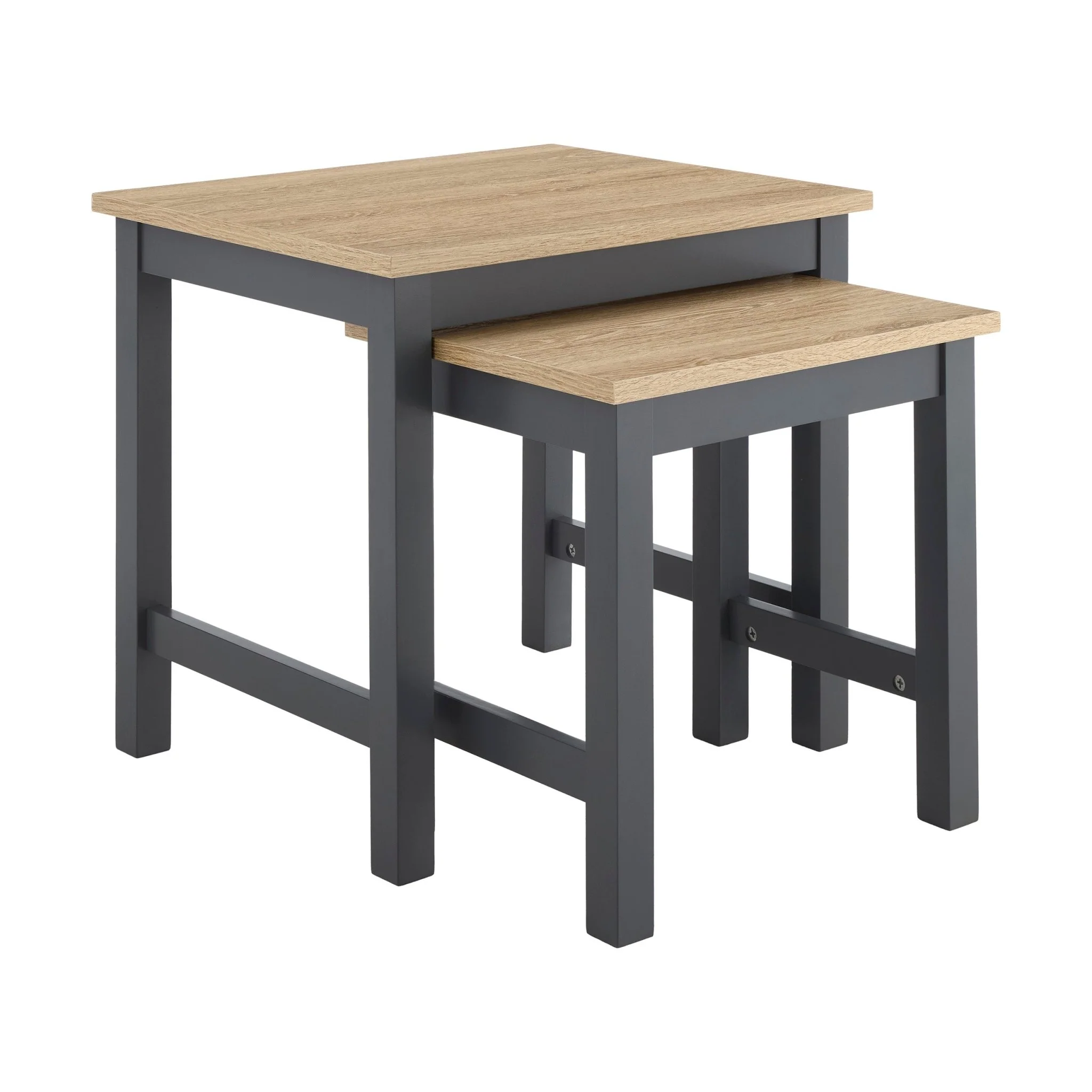 Nell Nesting Side Table - Charcoal - Image 3