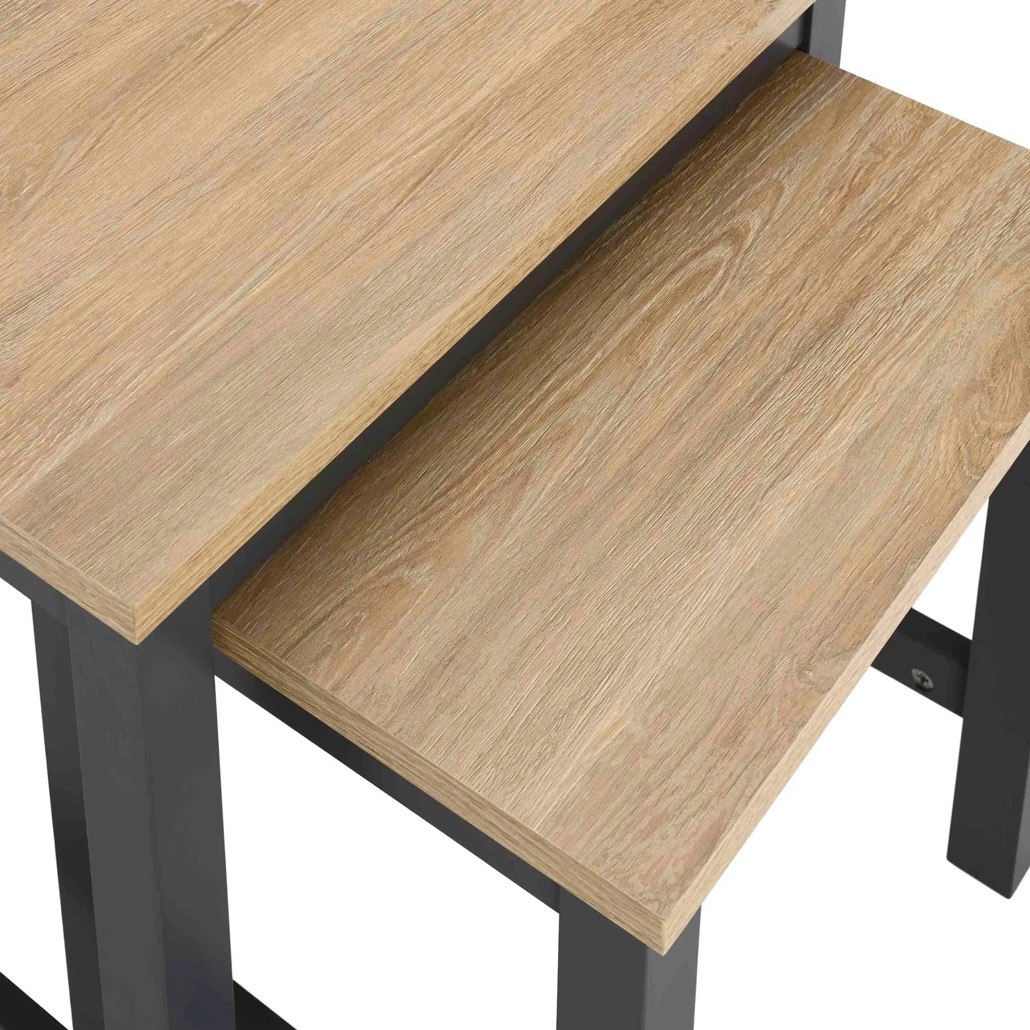 Nell Nesting Side Table - Charcoal - Image 4