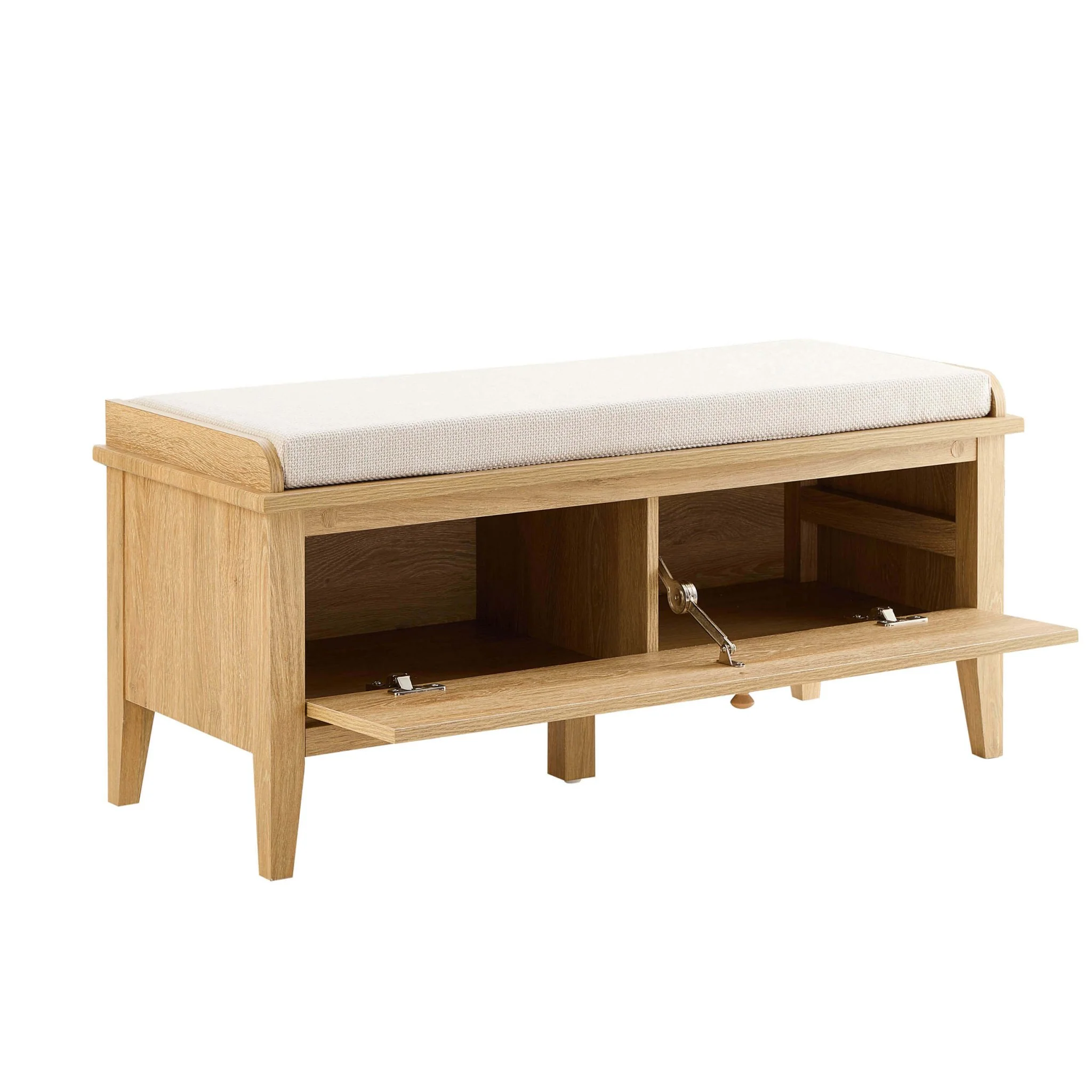 Nell Seated Storage Cabinet - Light Wood - Image 6
