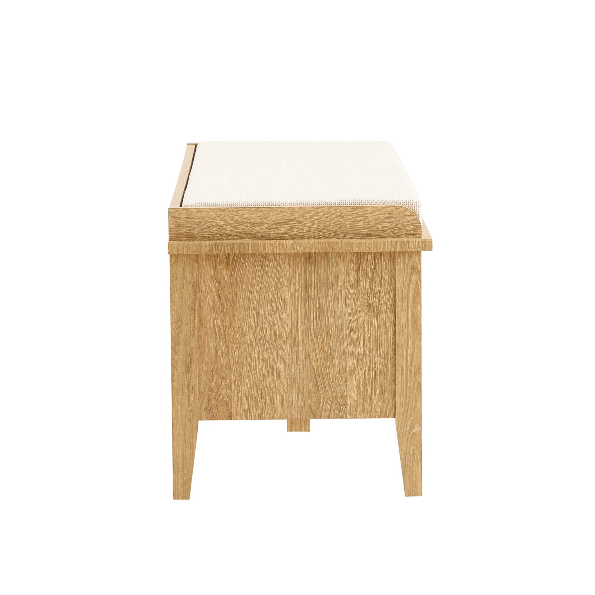 Nell Seated Storage Cabinet - Light Wood - Image 7