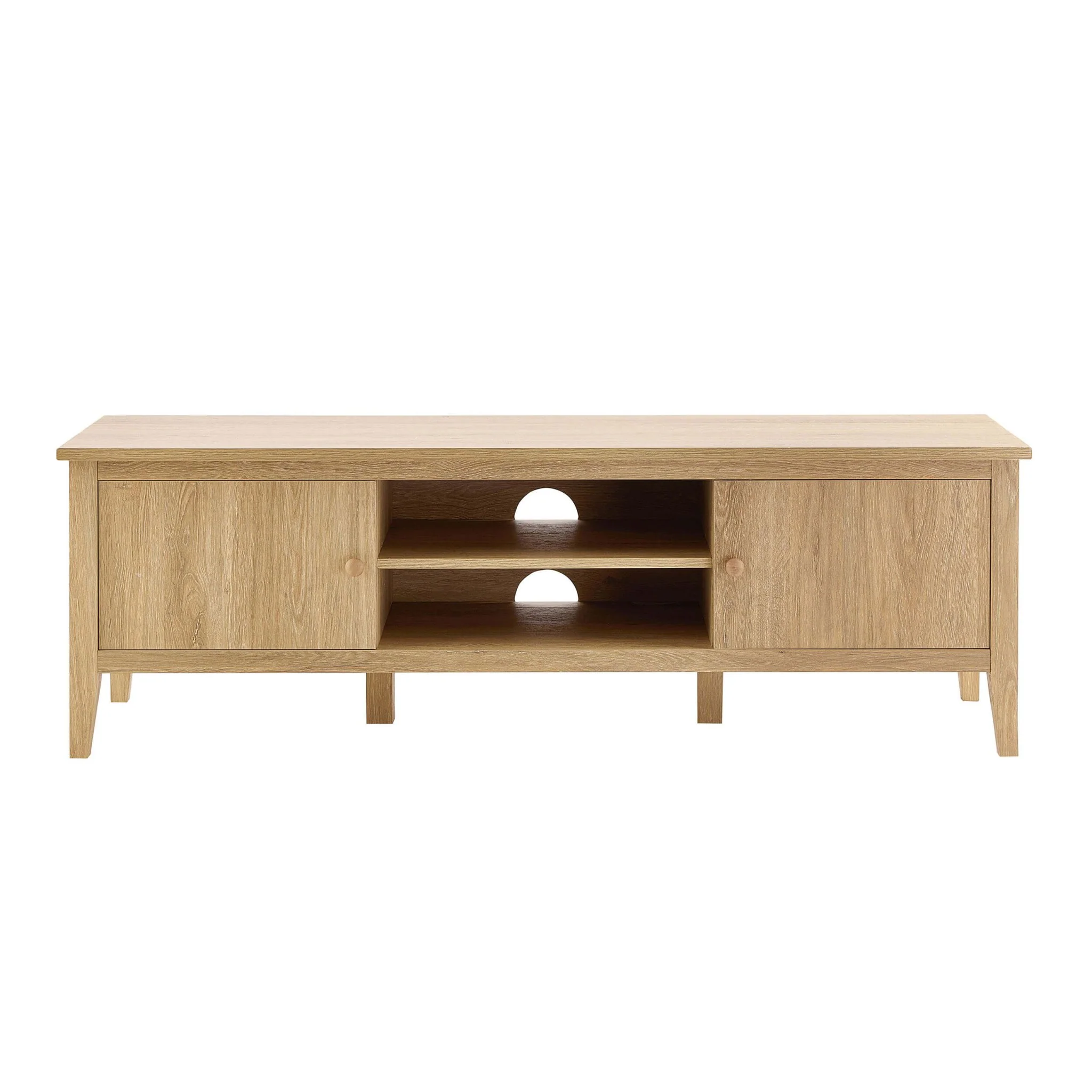 Nell Tv Unit for TVs up to 60" - Light Wood - Image 3