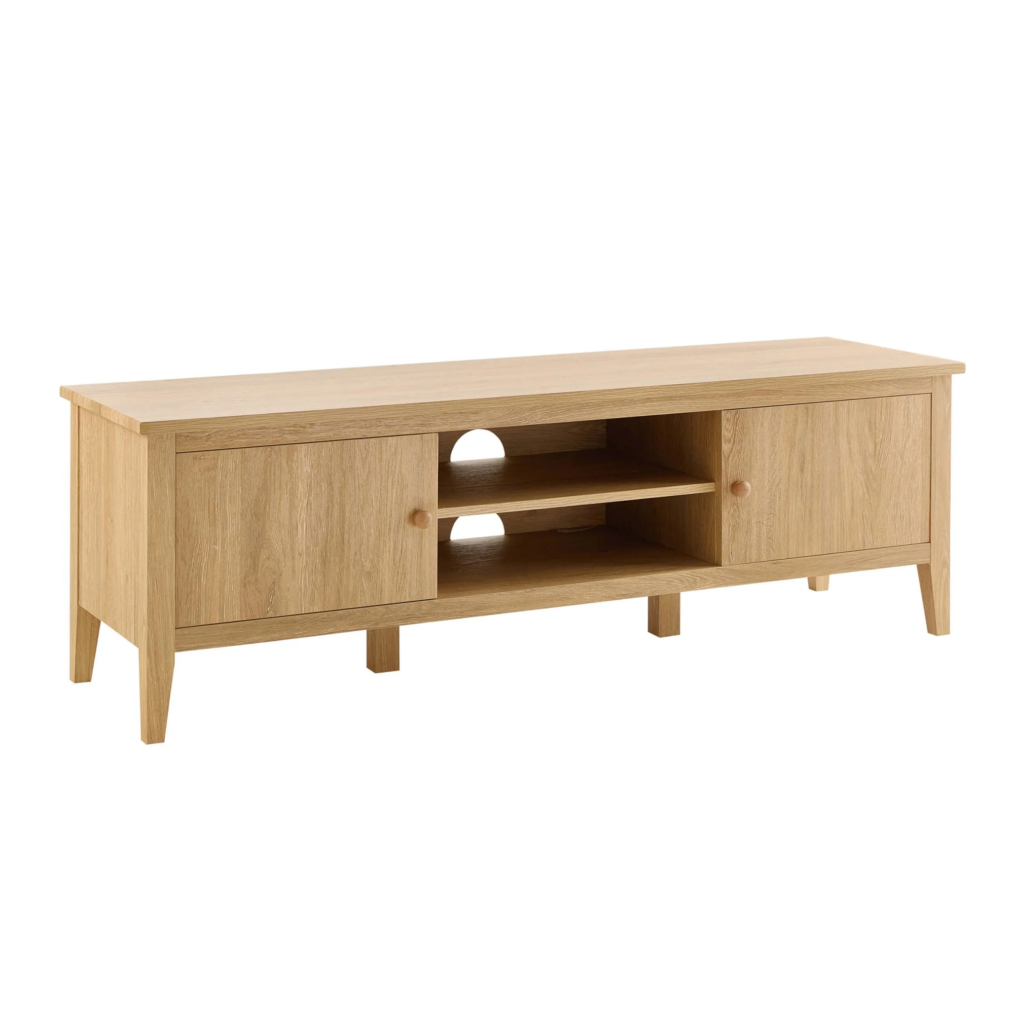 Nell Tv Unit for TVs up to 60" - Light Wood - Image 4