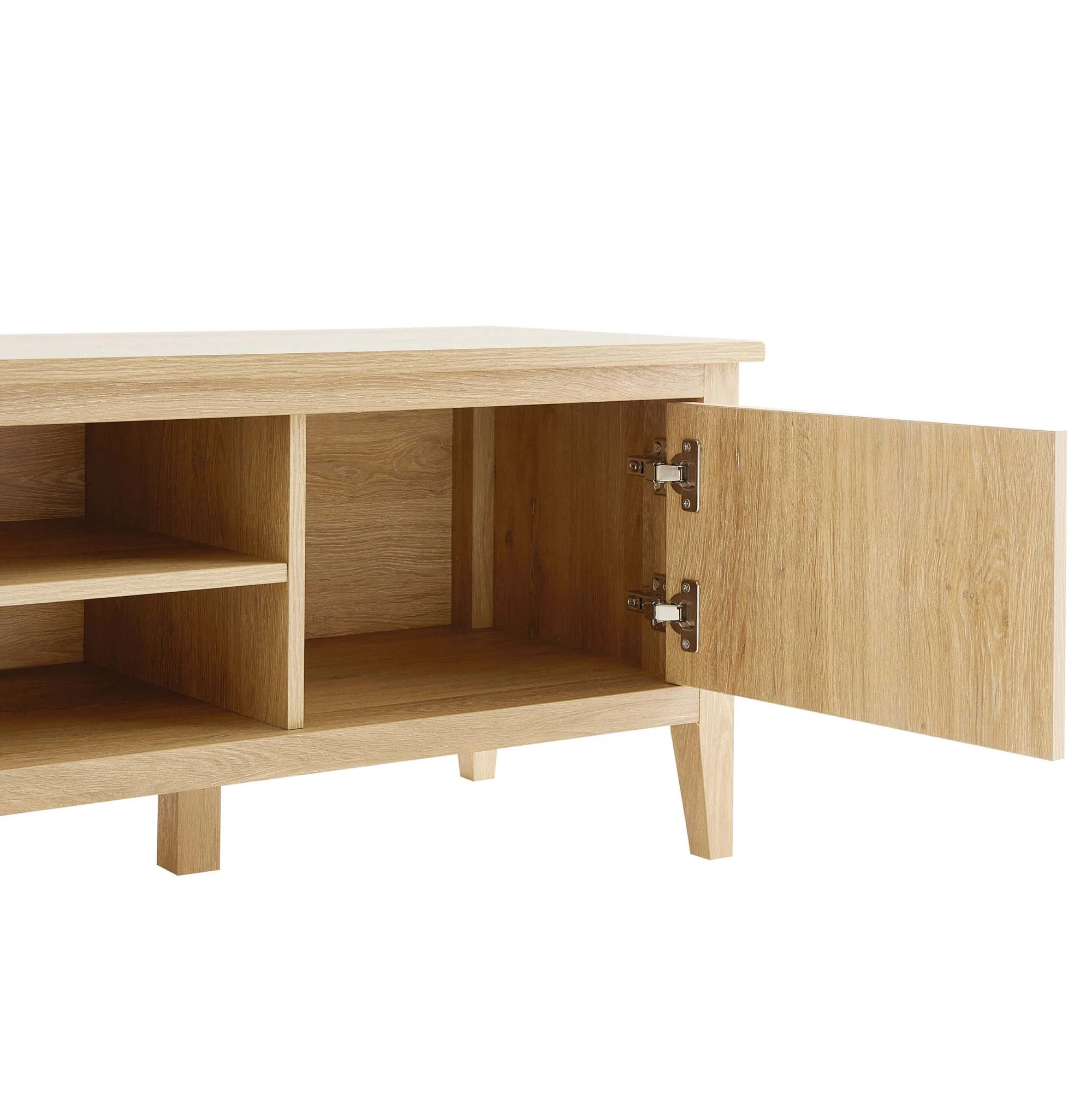Nell Tv Unit for TVs up to 60" - Light Wood - Image 6