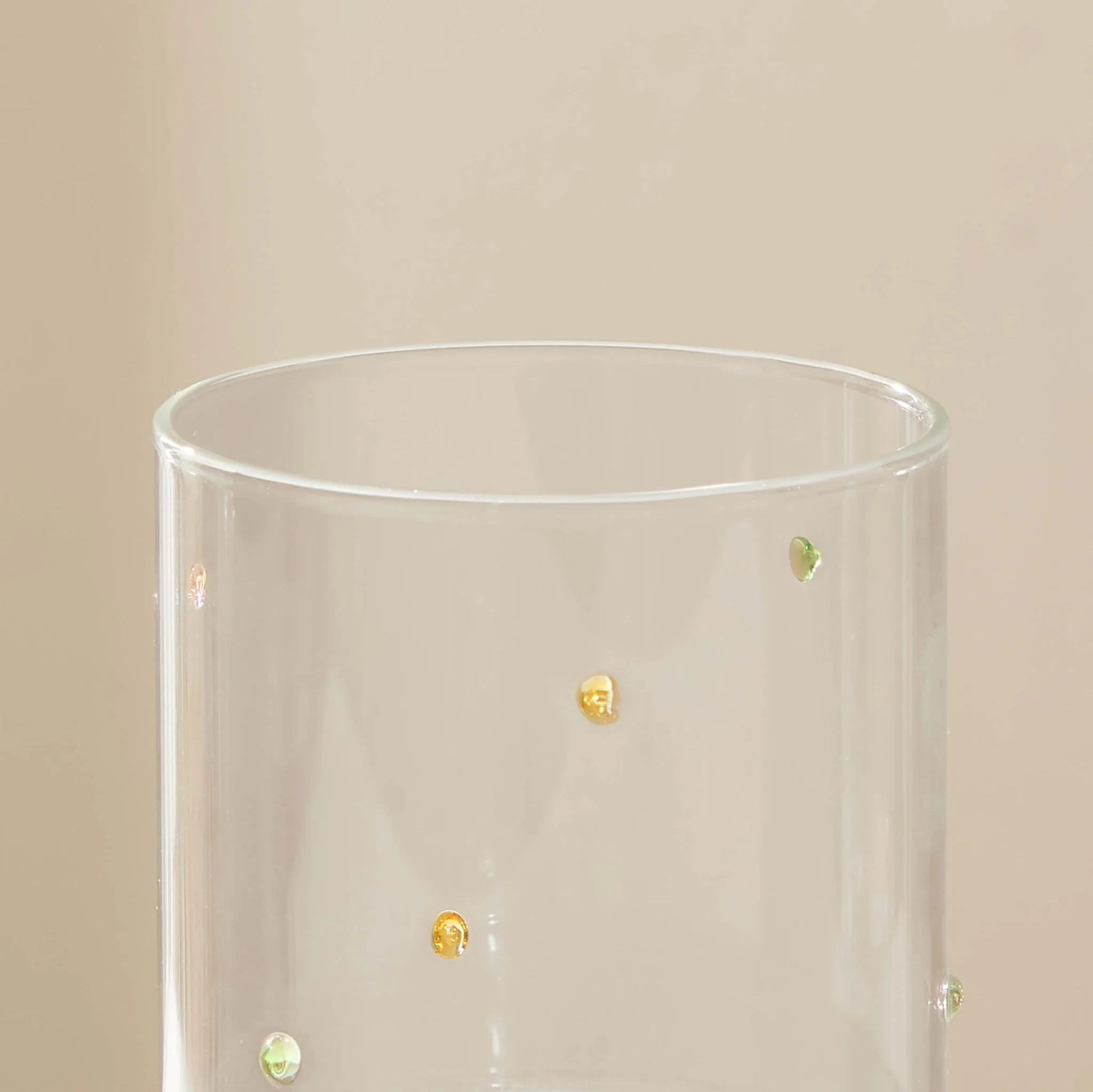 Nelly Polka Dot Glass Highballs - Set of 4 - Clear - Image 4