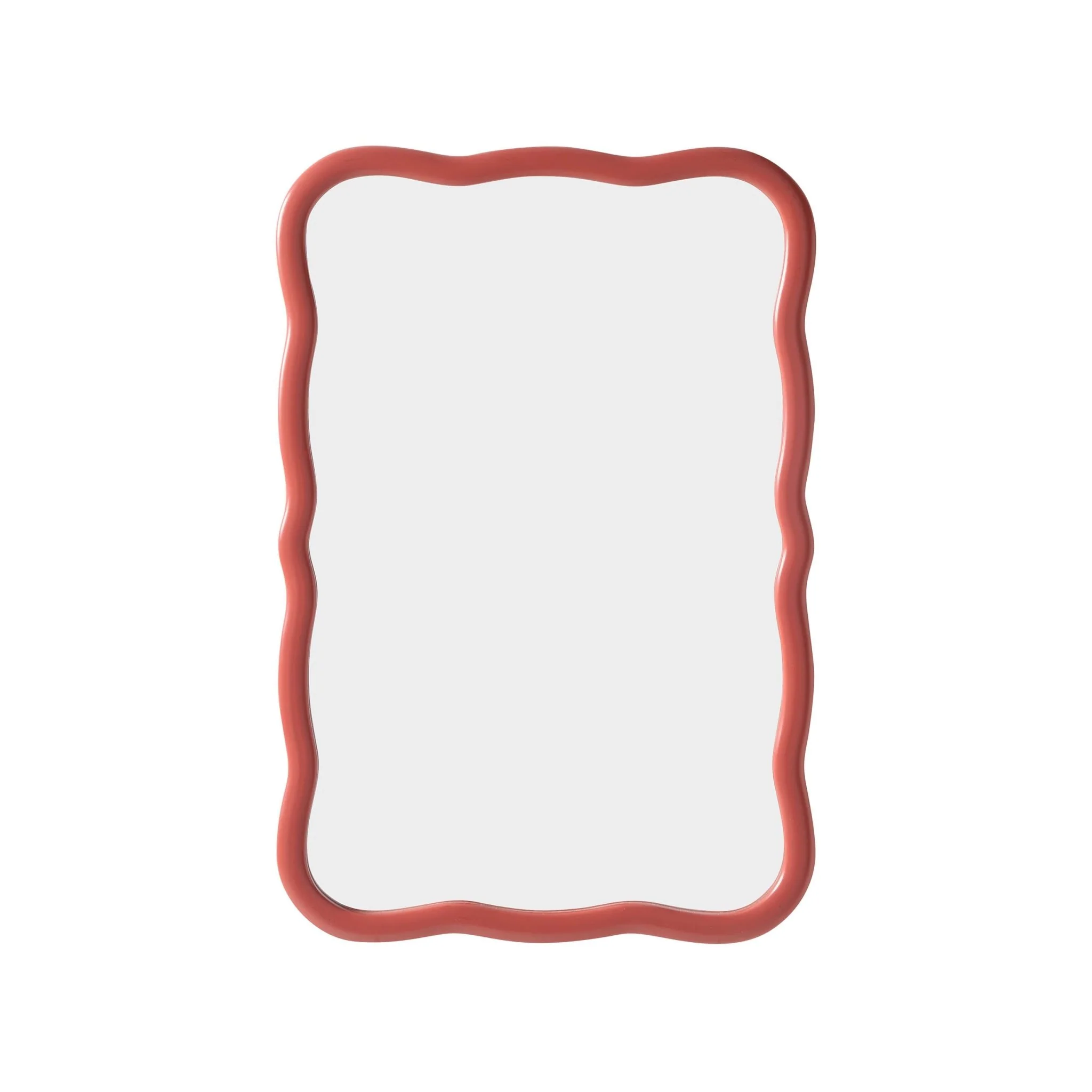 Niamh Wavy Wall Mirror - Terracotta - Image 2