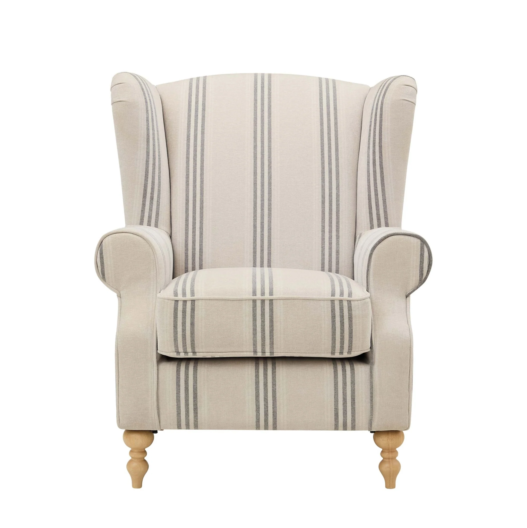 Nora Armchair - Natural Stripe - Image 4
