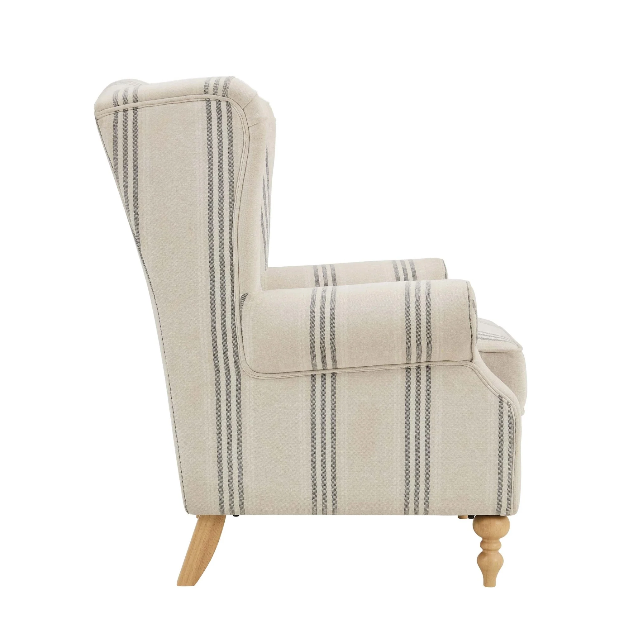 Nora Armchair - Natural Stripe - Image 5