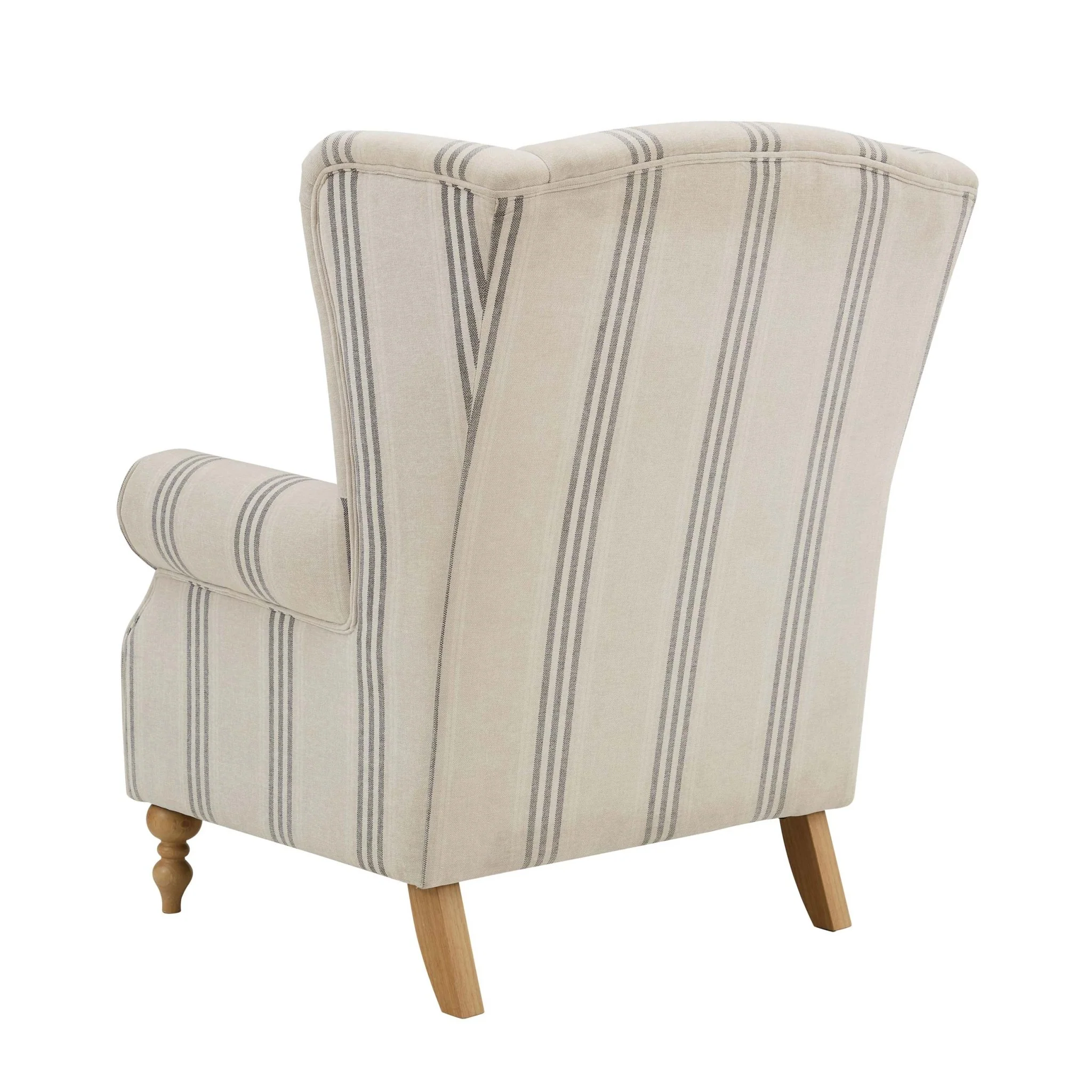 Nora Armchair - Natural Stripe - Image 6