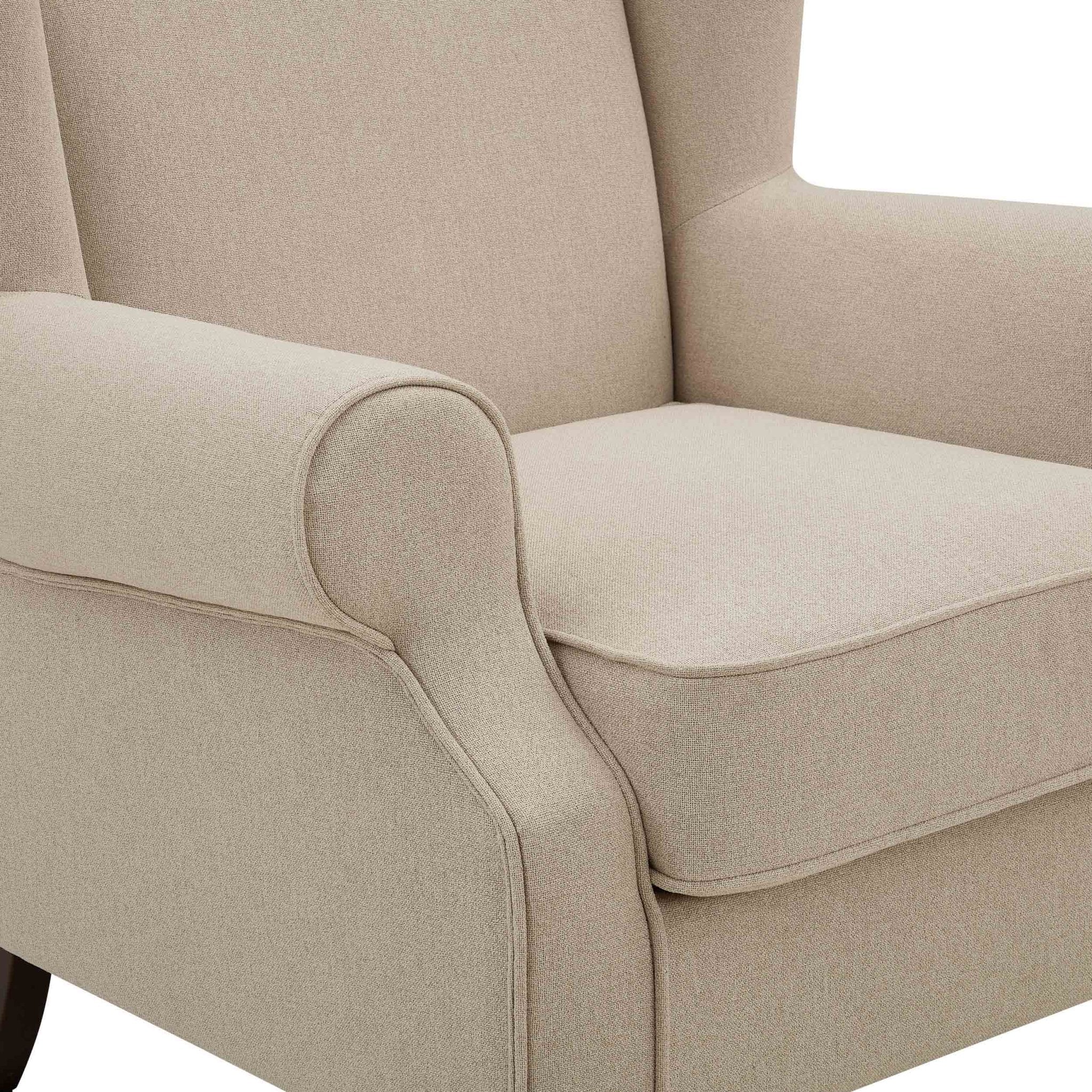 Nora Armchair - Oatmeal - Image 6