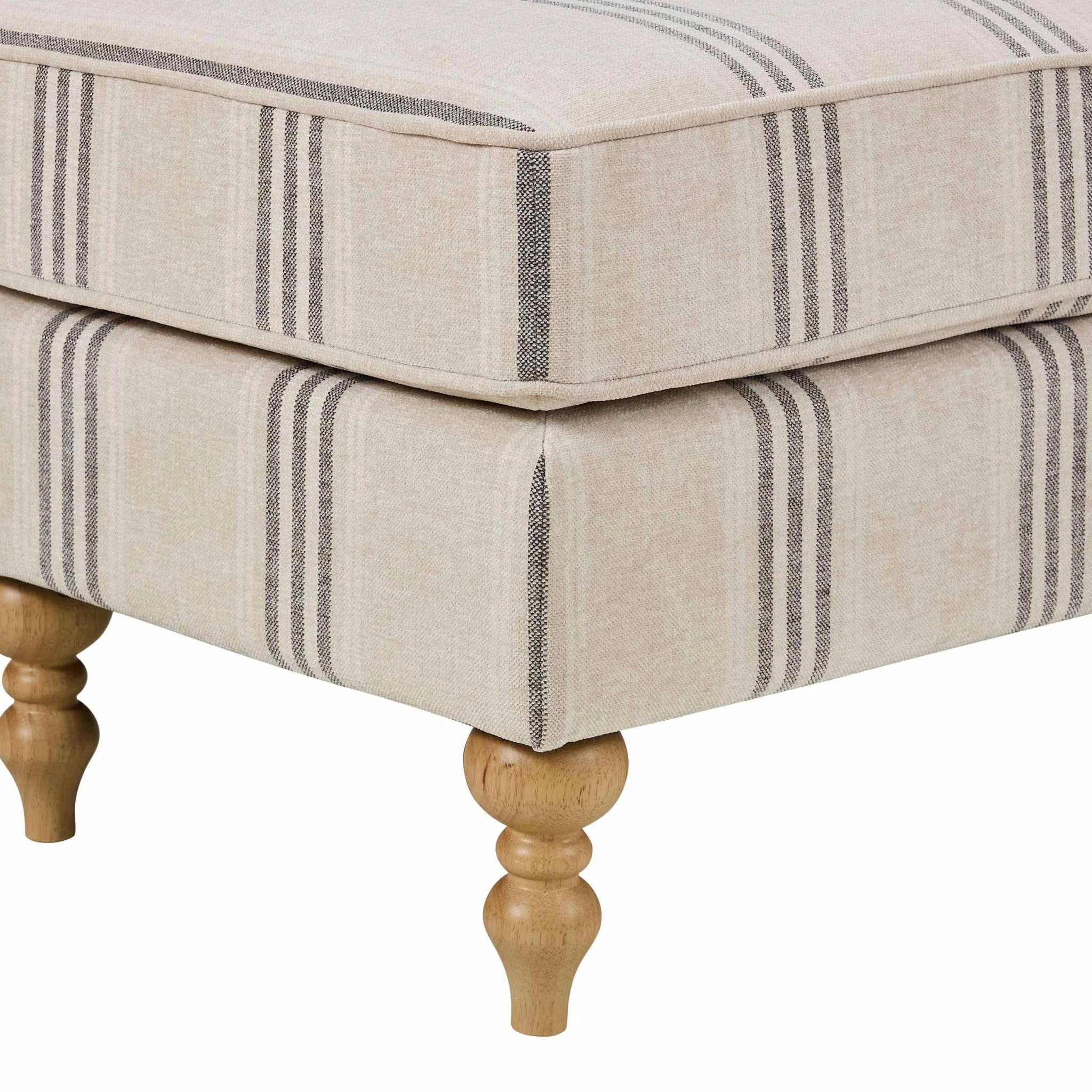 Nora Pouffe - Natural Stripe - Image 4