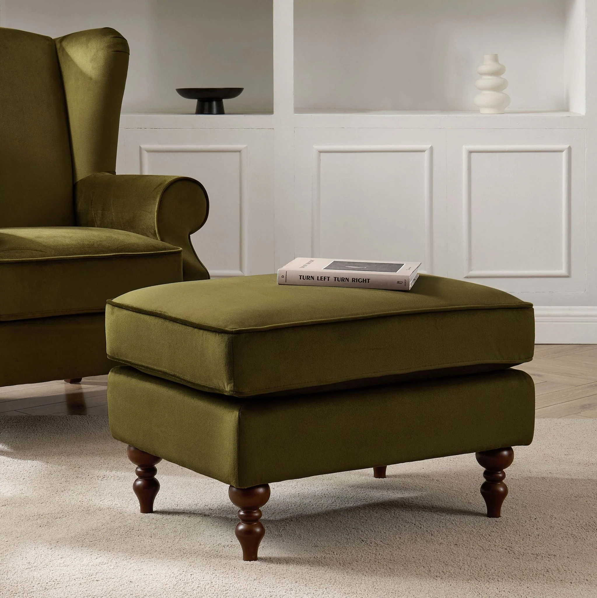 Nora Pouffe - Rich Green