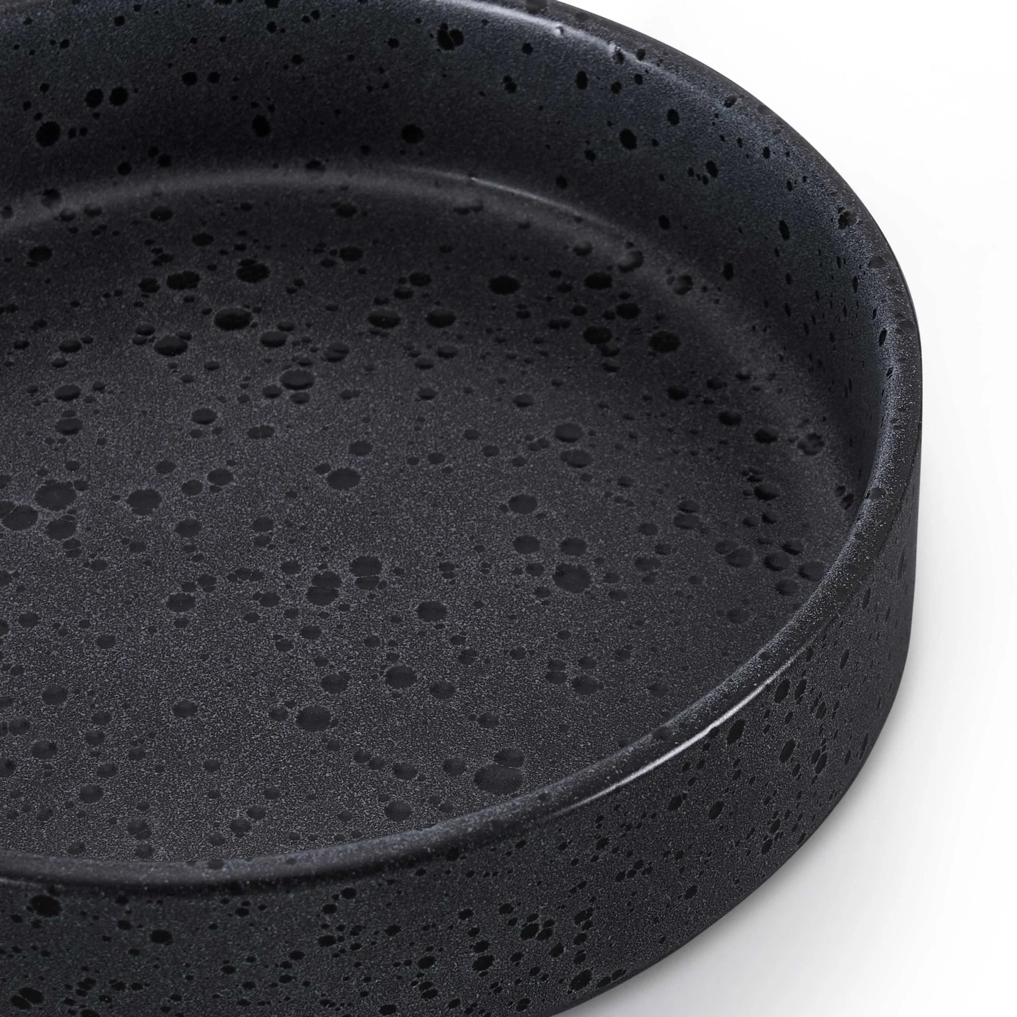 Nori Stoneware Serving Bowl - Speckled Black - Image 4
